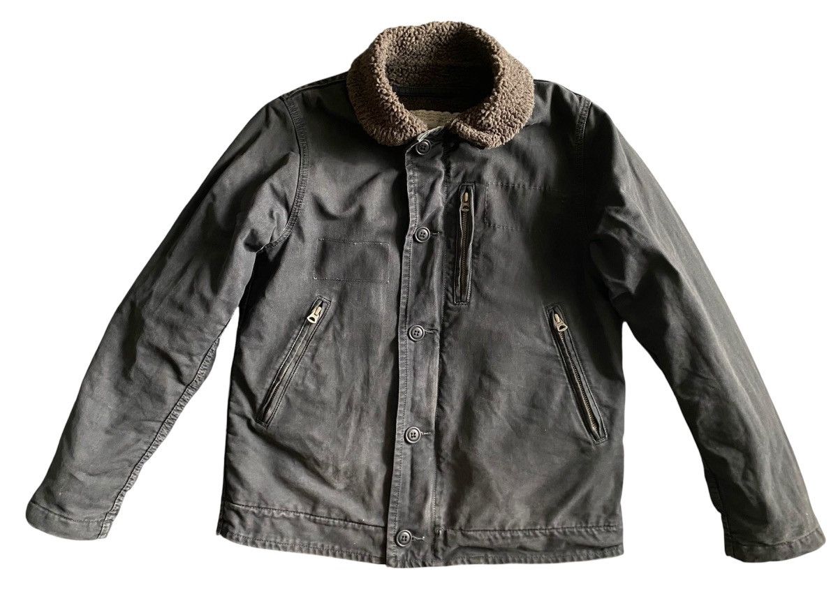 OMNIGOD Vintage Japan Omnigod Japan Jungle Cloth N-1 Deck Jacket Size US S / EU 44-46 / 1 - 1 Thumbnail