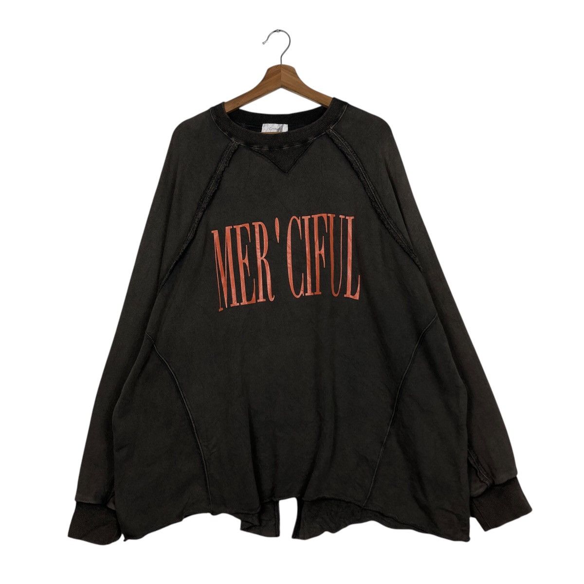 Japanese Brand Vintage Sweatshirt Mer'Giful Big Logo Spell Out IsseyMiyake Size US L / EU 52-54 / 3 - 2 Thumbnail