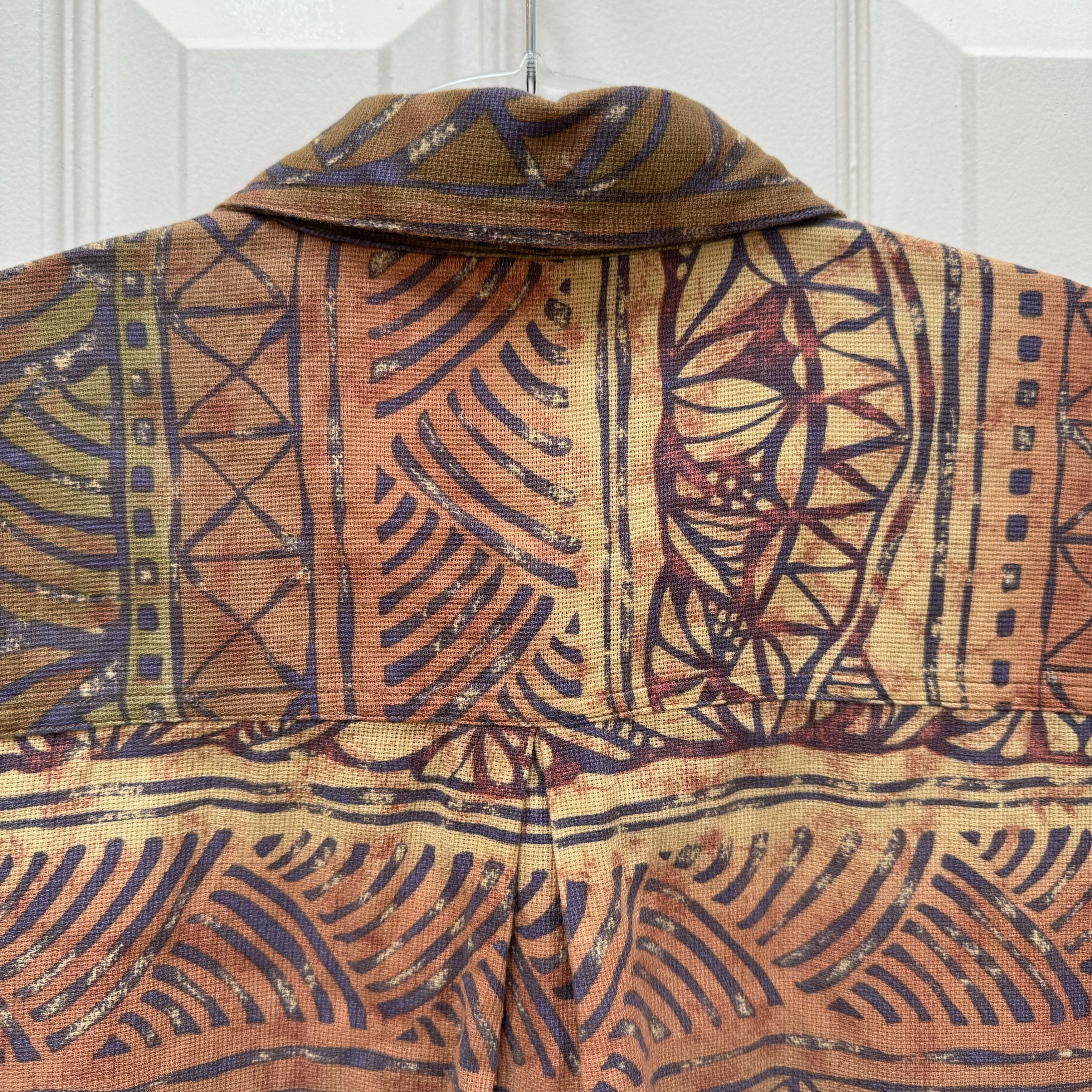 The Territory Ahead Vintage Territory Ahead Crazy Abstract Tribal Shirt Size US XL / EU 56 / 4 - 9 Thumbnail