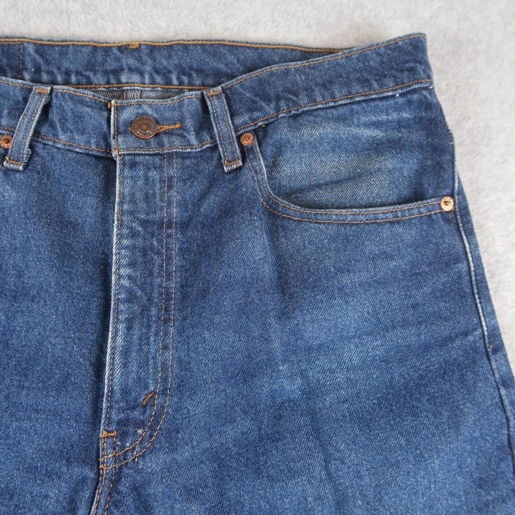 Levi's VINTAGE Levi’s 517 Bootcut Jeans Denim Moon 90s USA Mens Blue 34x30 Regular Size US 34 / EU 50 - 3 Thumbnail