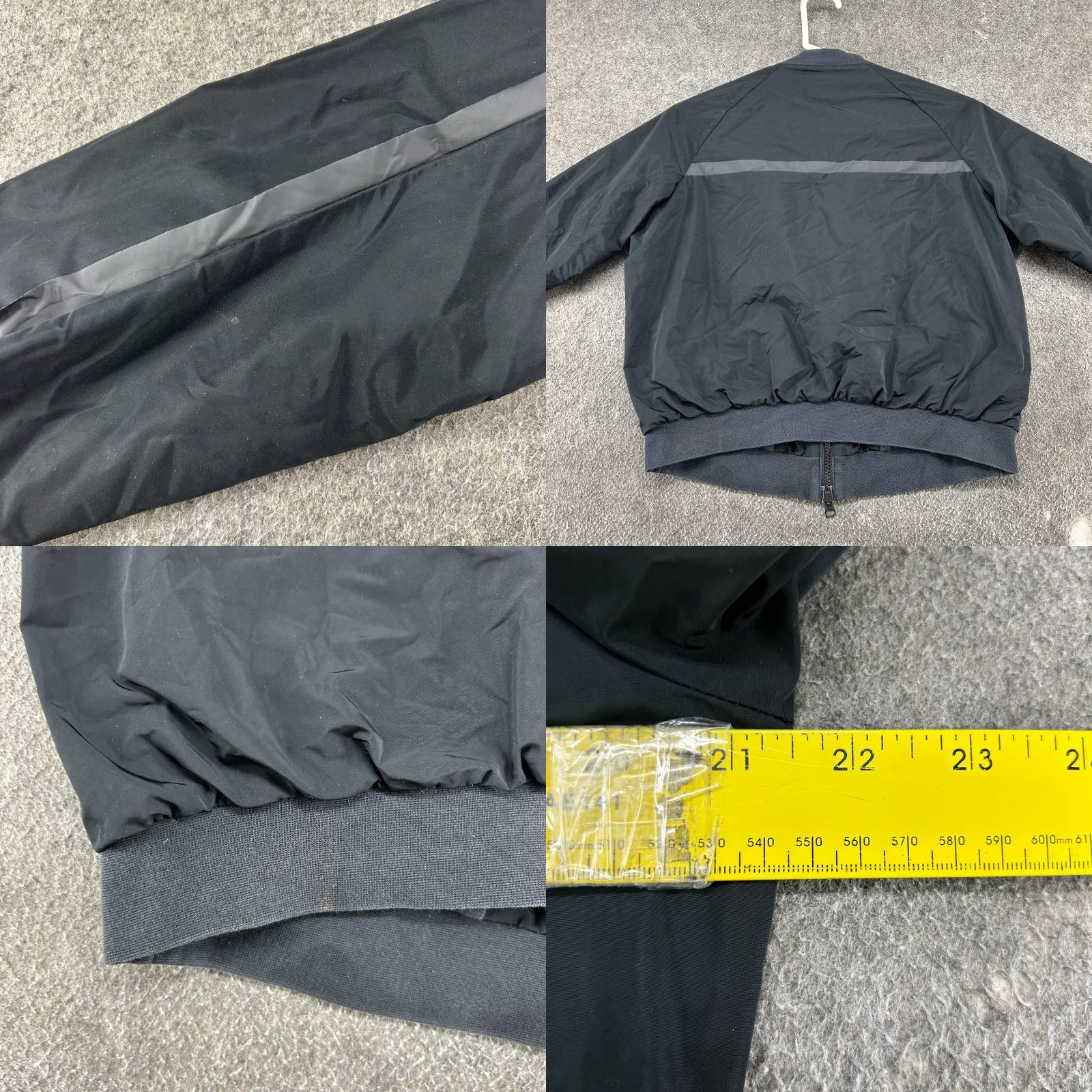 Nike VINTAGE Nike Jacket Womens XS Black Windbreaker Lined Swoosh Polyester 90s Golf Womens Size XS / US 0-2 / IT 36-38 - 9 Thumbnail