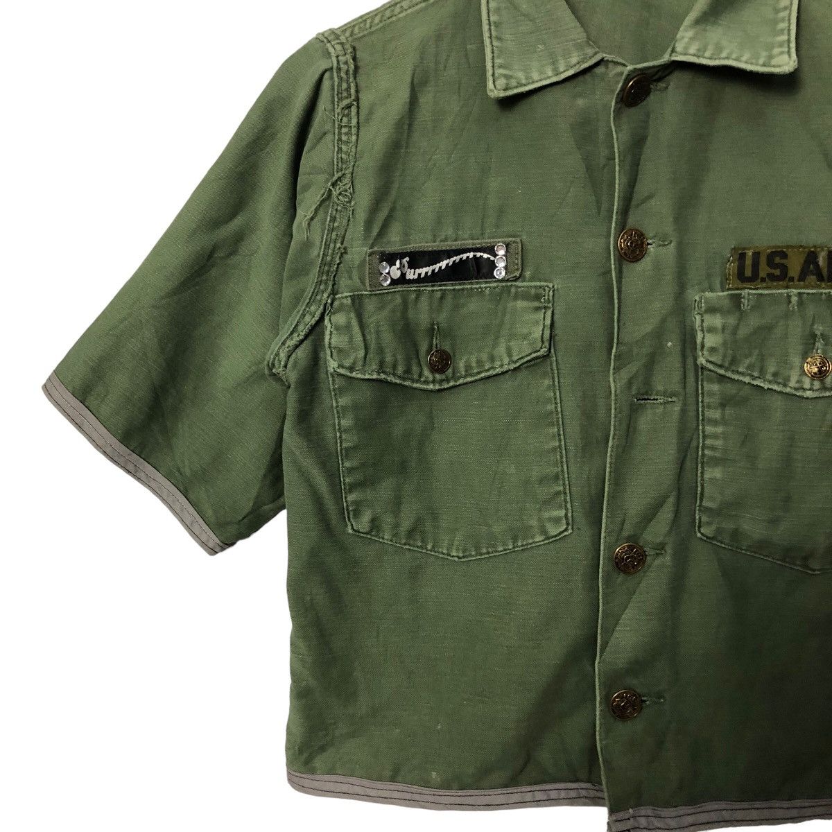 Other Vintage Us Army Button Ups Short Sleeve Jacket Size S / US 4 / IT 40 - 3 Thumbnail