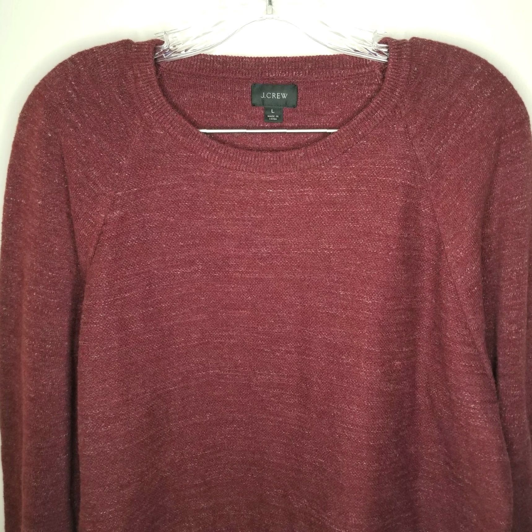 J.Crew J Crew Mens Red Long Sleeve Pullover Sweater Size L Size US L / EU 52-54 / 3 - 2 Thumbnail