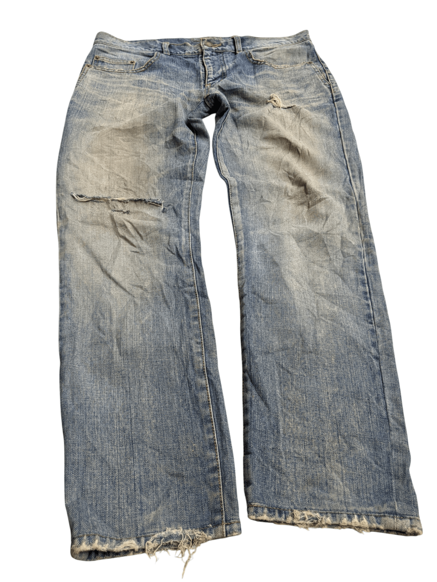 Saint Laurent Paris AW 17 University Distressed Light Wash Size US 32 / EU 48 - 11 Thumbnail