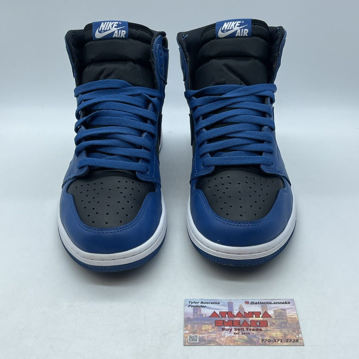 Jordan Brand Air Jordan 1 high dark marine blue Size US 9.5 / EU 42-43 - 2 Thumbnail
