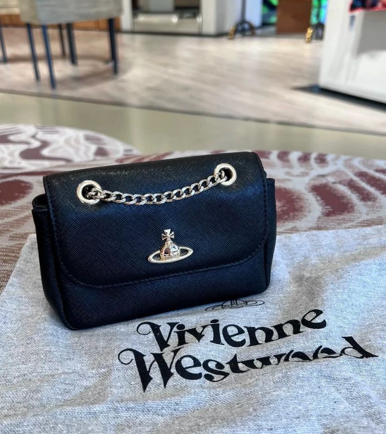 Vivienne Westwood Vivienne Westwood size os Earth Logo Snap-On Shoulder Bag w Size ONE SIZE - 5 Thumbnail