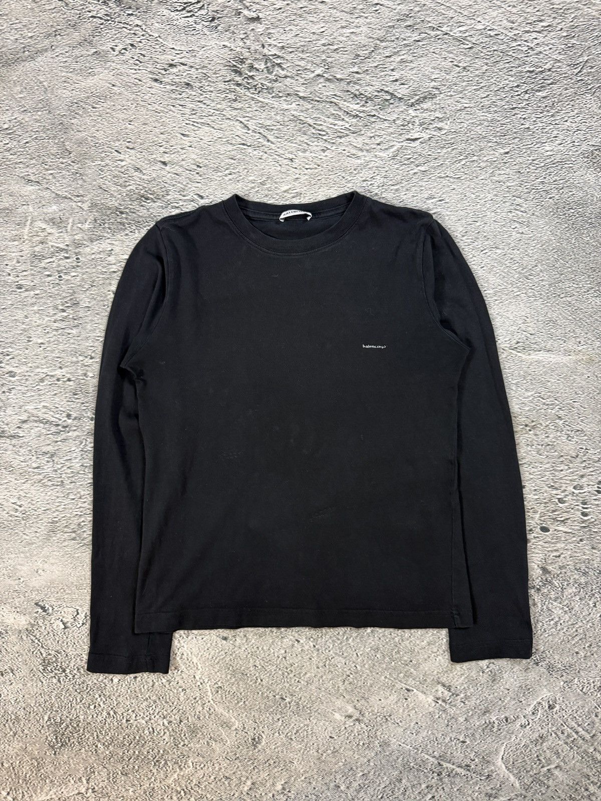 Balenciaga Balenciaga long sleeve black small logo Size US XS / EU 42 / 0 - 1 Thumbnail