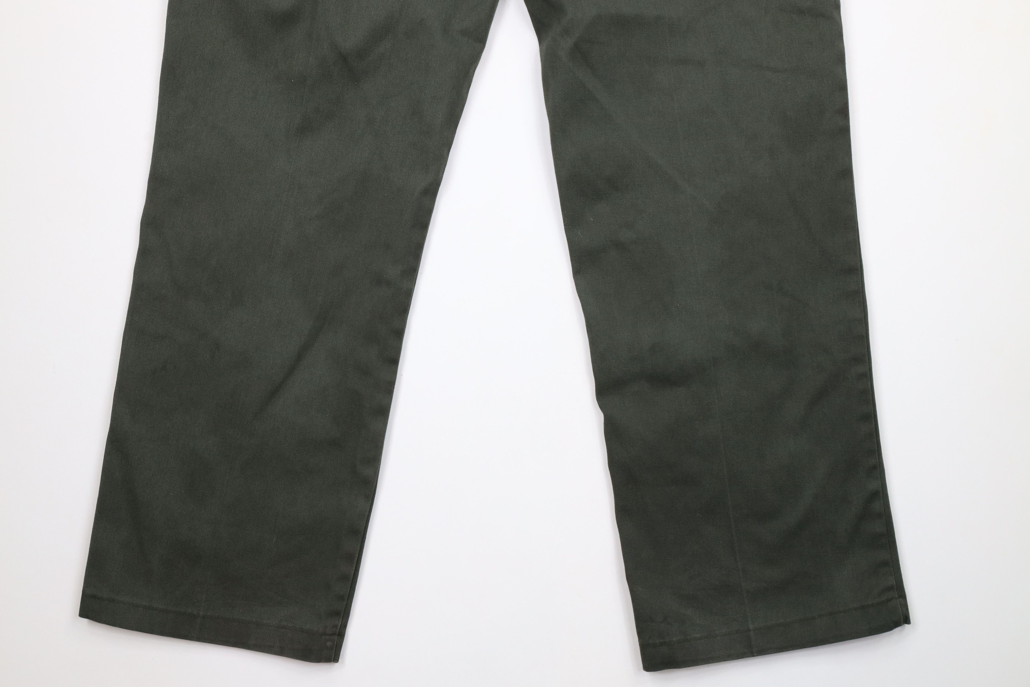 Dickies × Vintage Vintage Dickies Spell Out Wide Leg Original Fit Pants Green Size US 38 / EU 54 - 12 Thumbnail