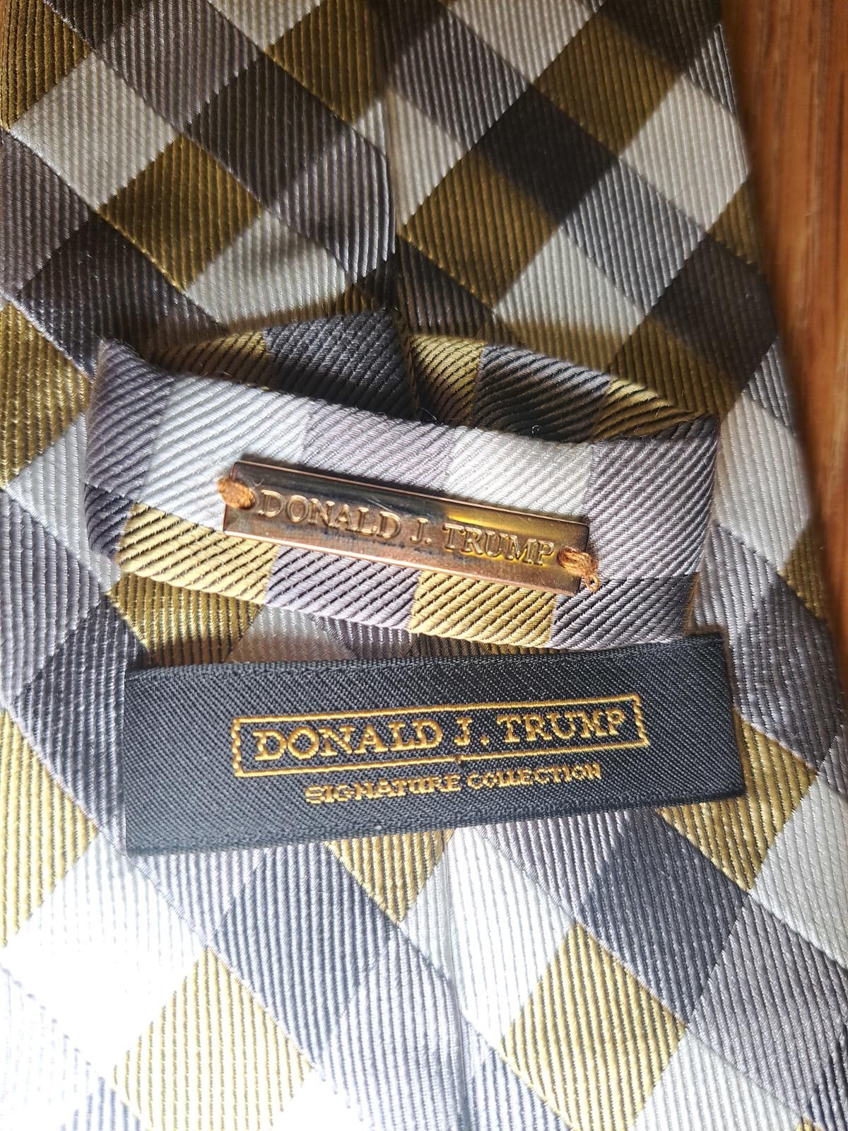 Donald Trump Donald Trump Signature Collection Tie Silk Handmade Long Size ONE SIZE - 2 Thumbnail