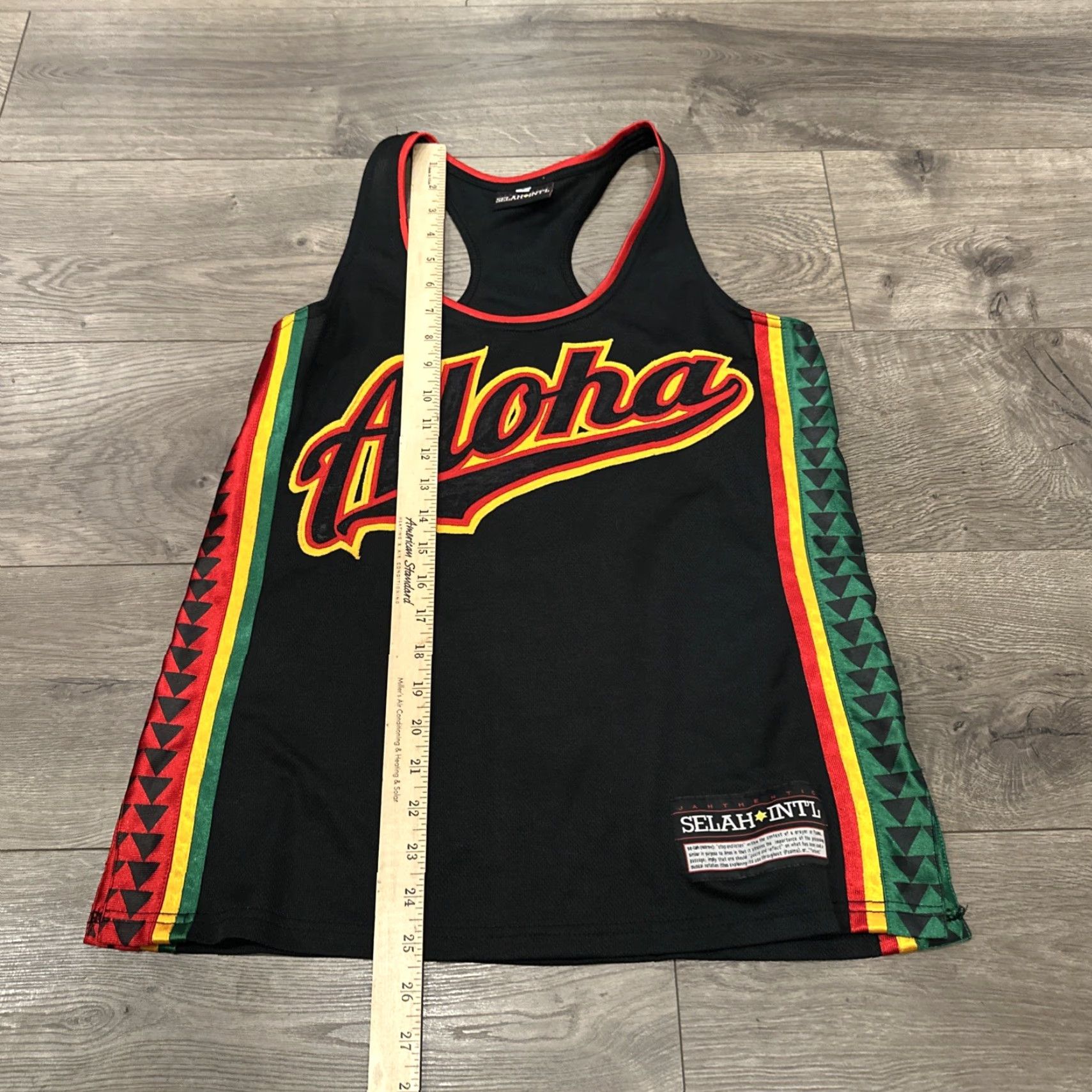 Vintage VINTAGE Selah Intl Hawaii Basketball Jersey Tank Plus Size Large Green Aloha Womens Size L / US 10 / IT 46 - 2 Thumbnail