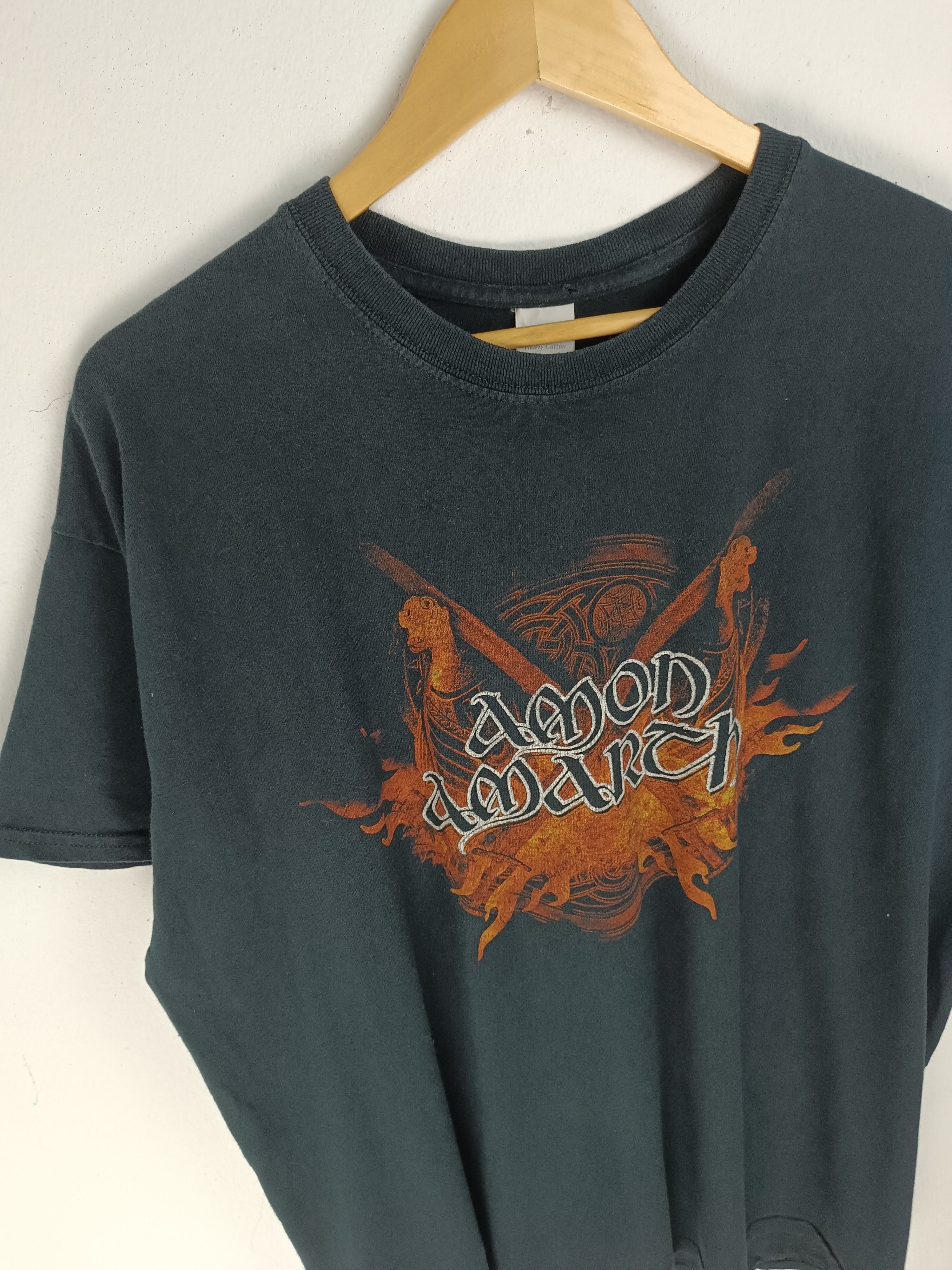 Band Tees VINTAGE AMON AMARTH 'VIKING HORDE' TEE (ghost arch opeth) Size US XL / EU 56 / 4 - 5 Thumbnail