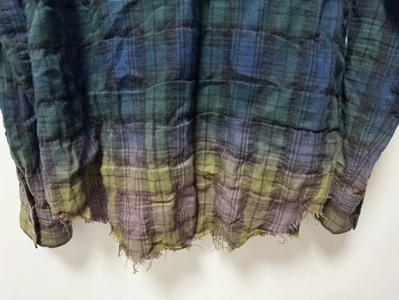 Saint Laurent Paris Saint Laurent Gradient Plaid Shirt-2506 Size US S / EU 44-46 / 1 - 5 Thumbnail