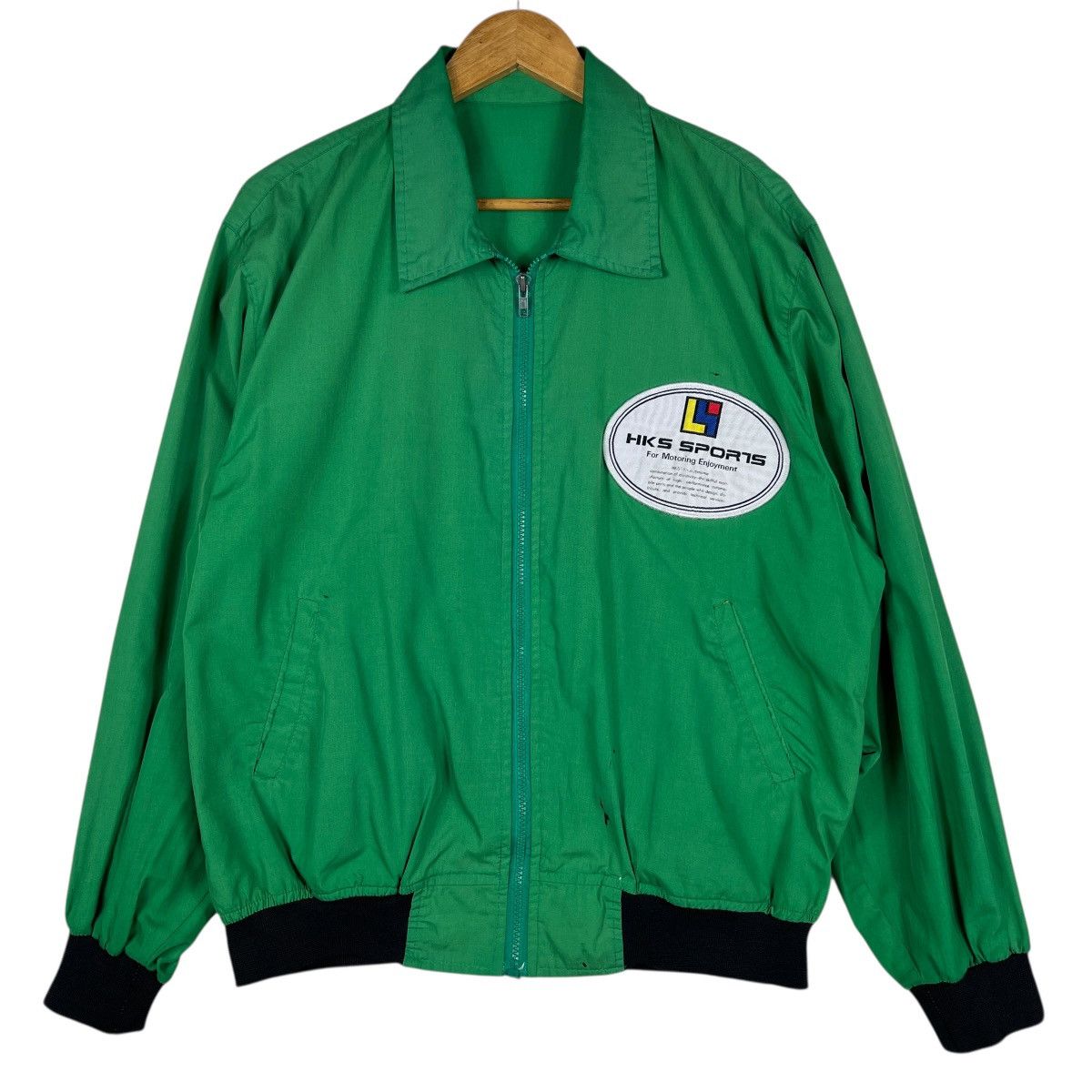 Sports Specialties Vintage HKS Racing Tuning Light Bomber Jacket Size US M / EU 48-50 / 2 - 1 Thumbnail