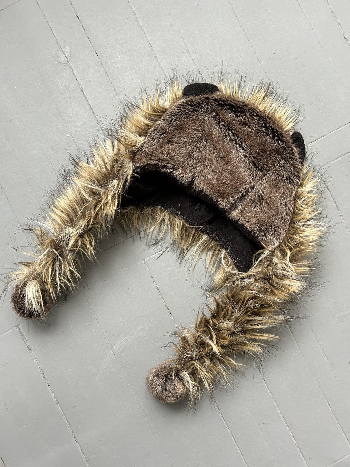 Japanese Brand Faux fur ushanka hat vintage Size ONE SIZE - 2 Thumbnail