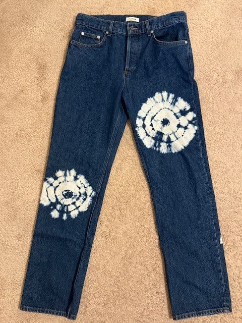 Sandro tie dye denim sandro straight fit Size US 30 / EU 46 - 1 Thumbnail