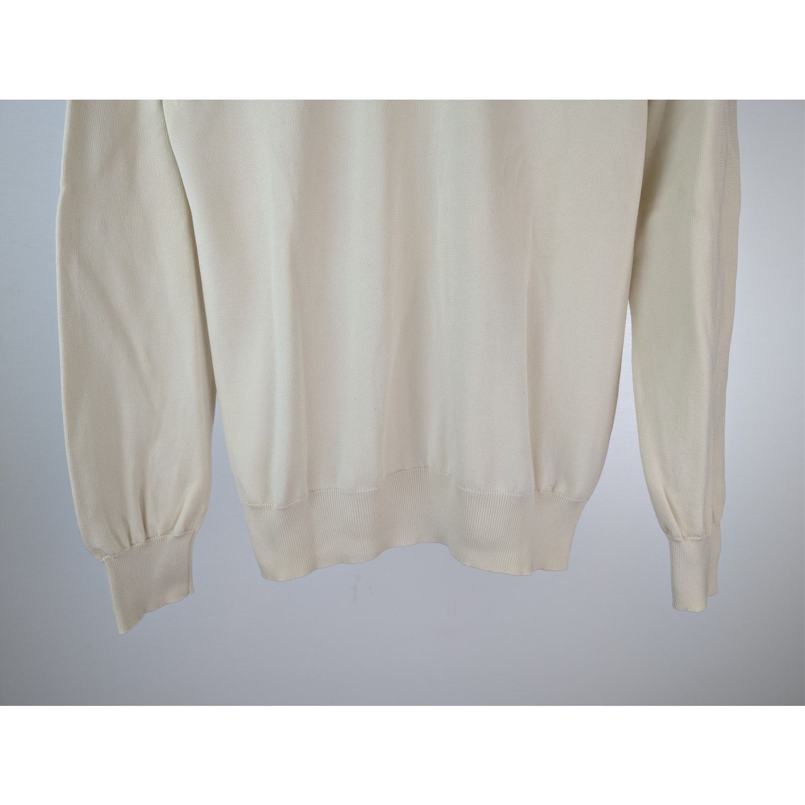Bottega Veneta o1rshd1 Cashmere Mock-Neck Knit Sweater in Cream Size US S / EU 44-46 / 1 - 4 Thumbnail