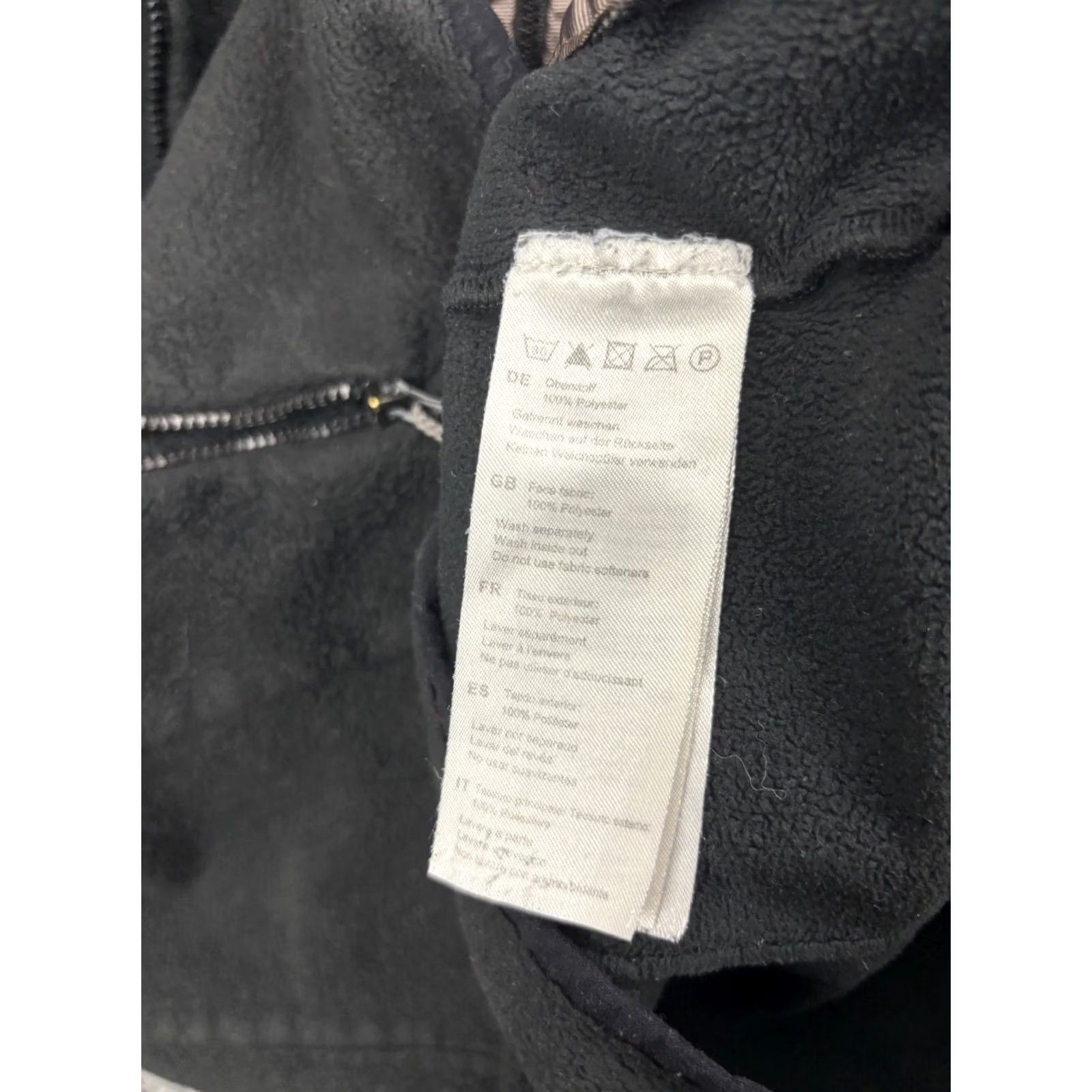 Mammut Mammut Sherpa Fleece Jacket Women's Small Black Hooded Full Zip Zipped Pockets Size S / US 4 / IT 40 - 6 Thumbnail