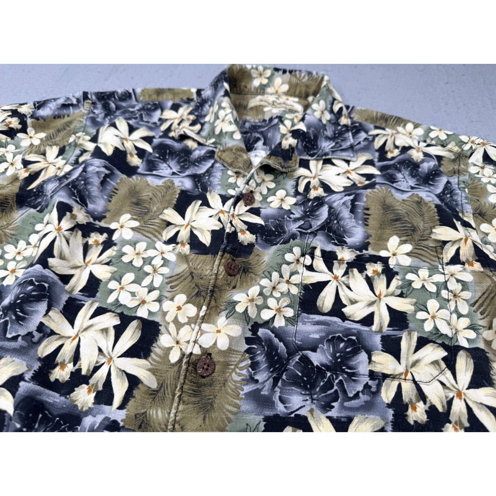 Tommy Bahama Tommy Bahama Shirt Adult Large Multicolor Silk Button-Up Hawaiian Floral Beach Tropical Tiki Mens Size US L / EU 52-54 / 3 - 2 Thumbnail