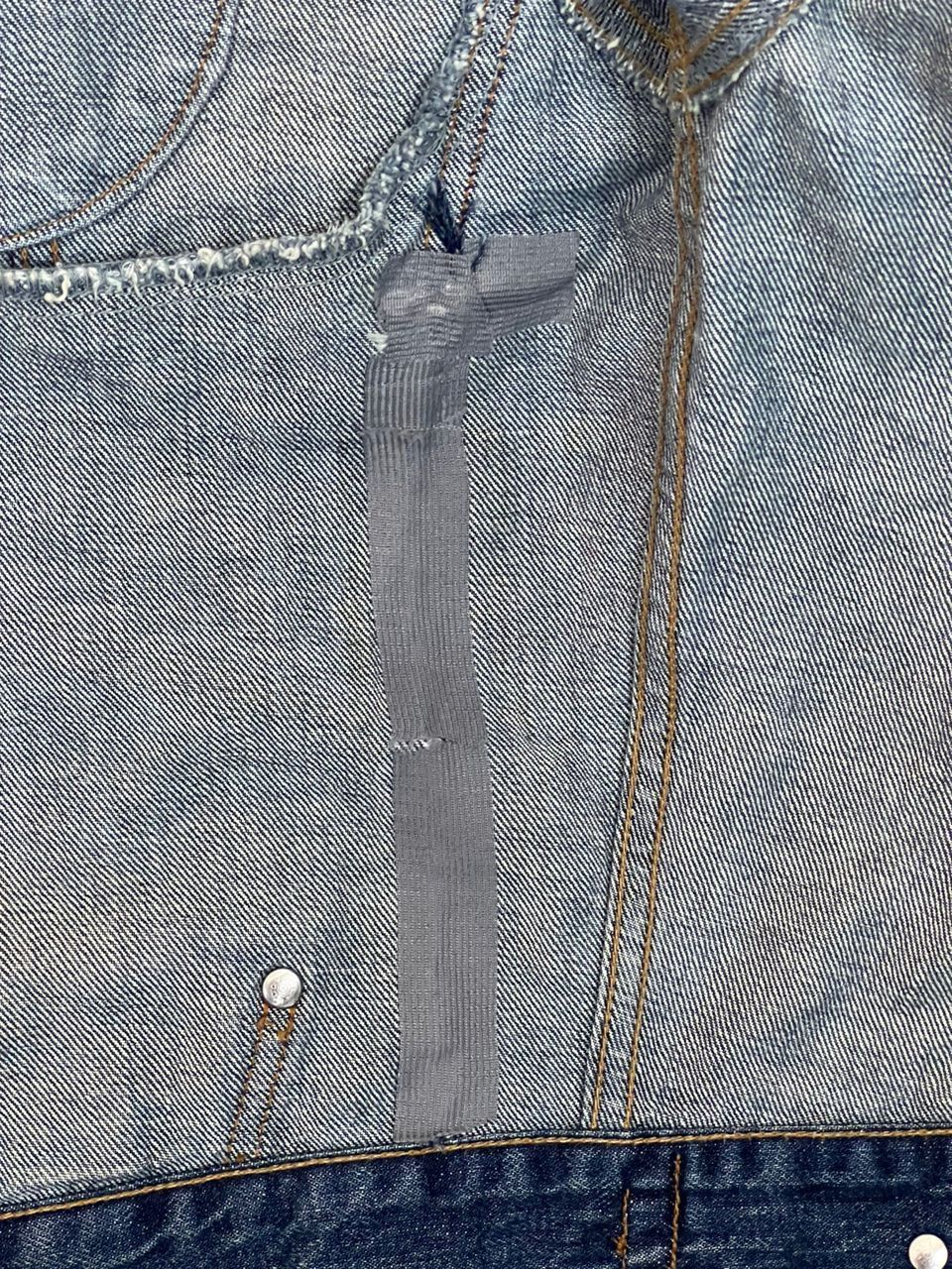 Designer × Japanese Brand × Kenzo Kenzo Jeans Distressed Denim Jacket Size US L / EU 52-54 / 3 - 18 Thumbnail