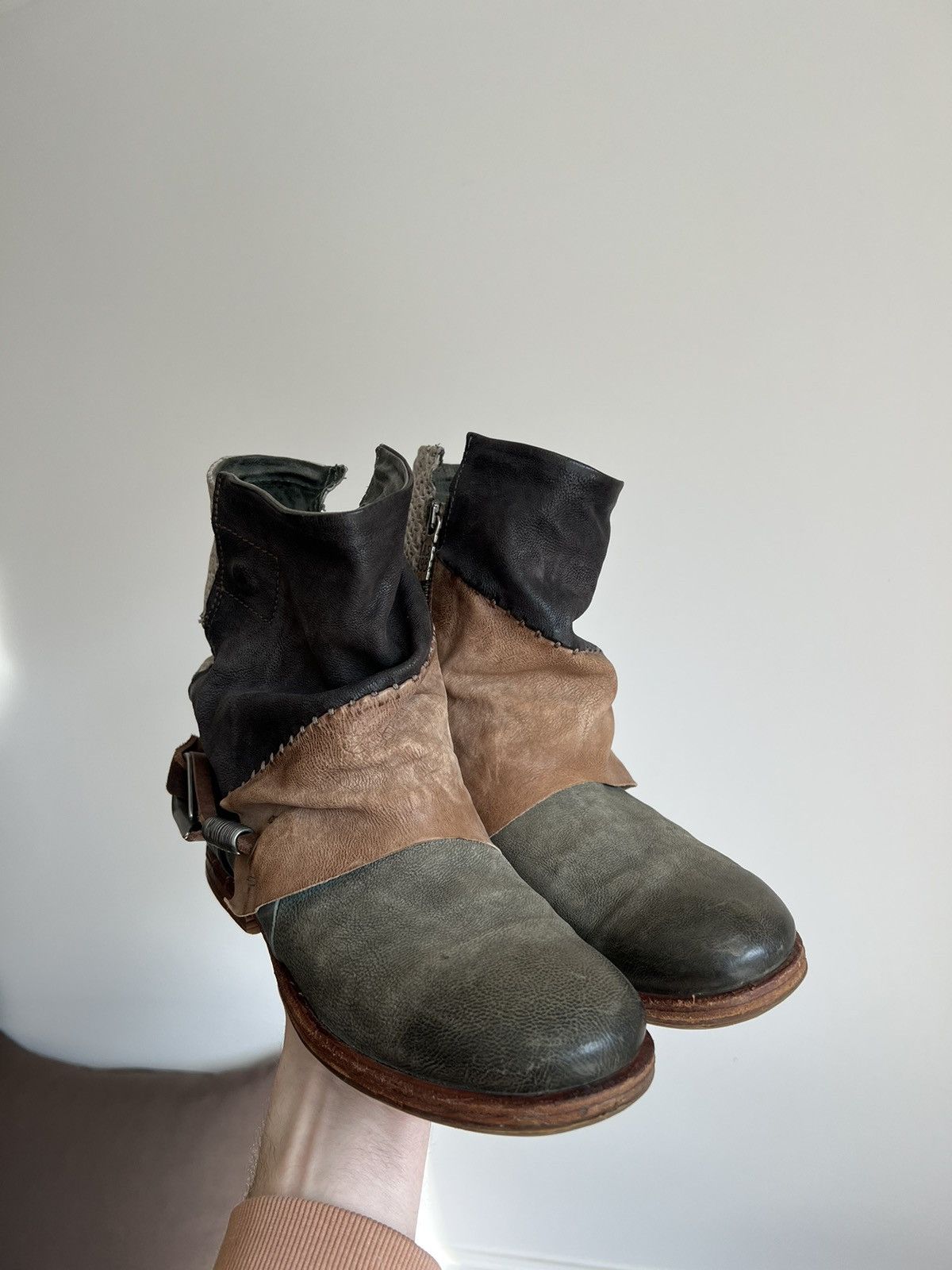 A.S.98 × Guidi A.S 98 Avant Garde Leather Airstep Shoes Boots Size US 8 / IT 38 - 5 Thumbnail