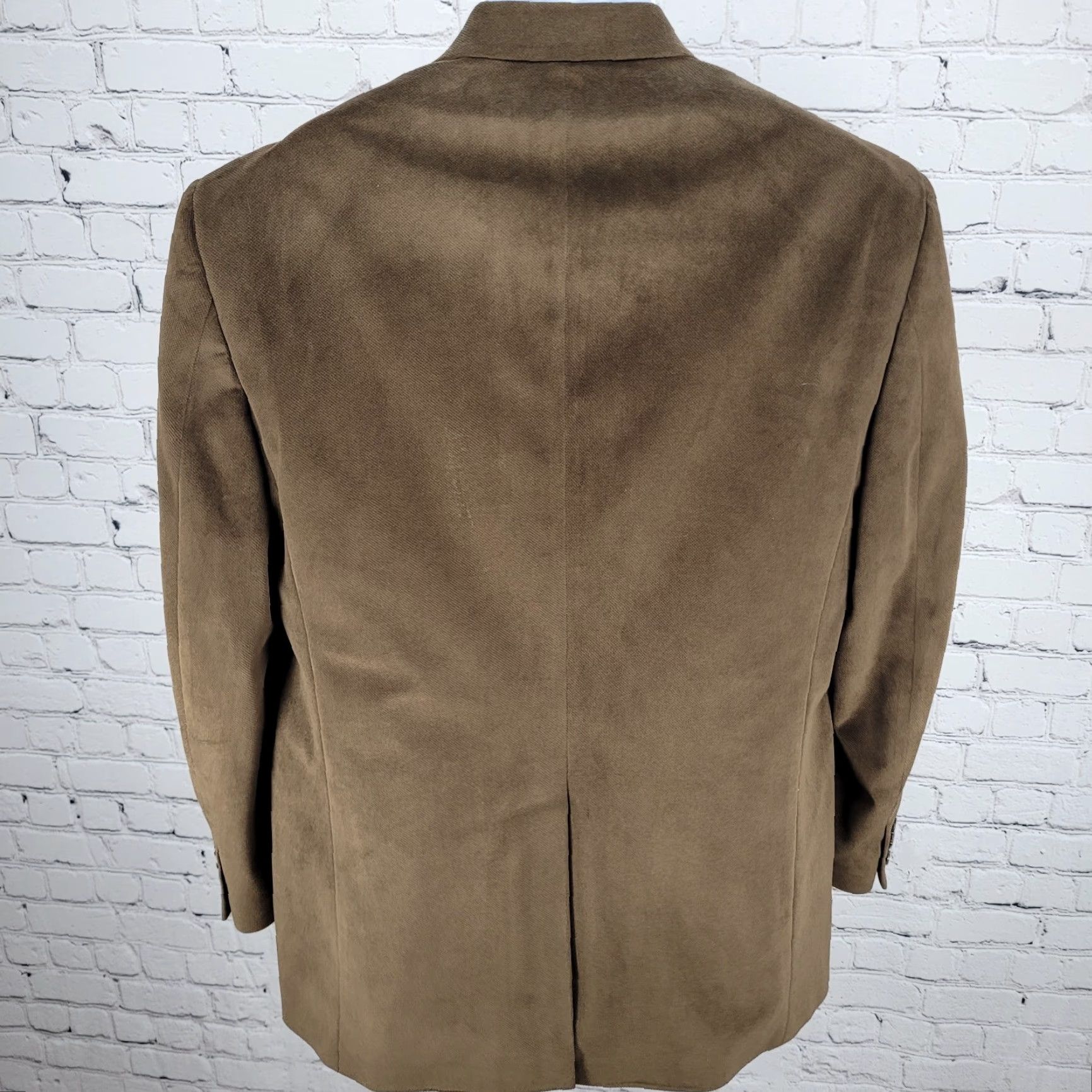Chaps Chaps Ralph Lauren Sport Coat Jacket Brown 2 Button Vented Notch Blazer Size 40R Mens Size 40R - 2 Thumbnail