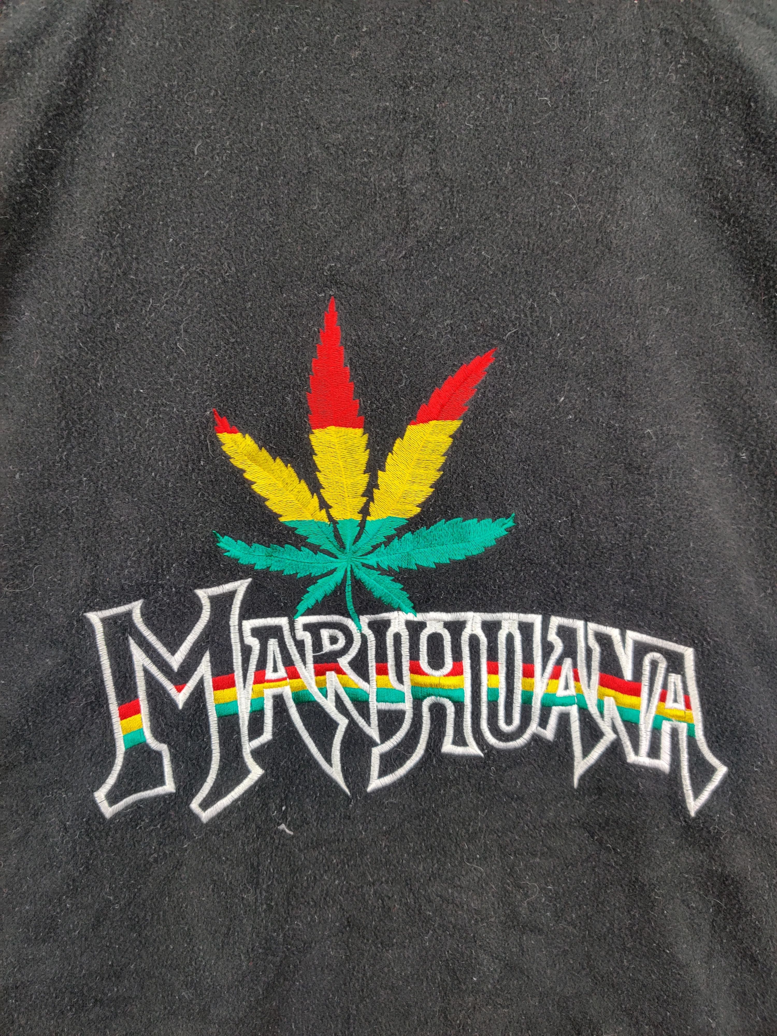 Bob Marley Bulk Marijuana Rasta/Dia Star Jamaica Fleece Jacket Size US L / EU 52-54 / 3 - 3 Thumbnail