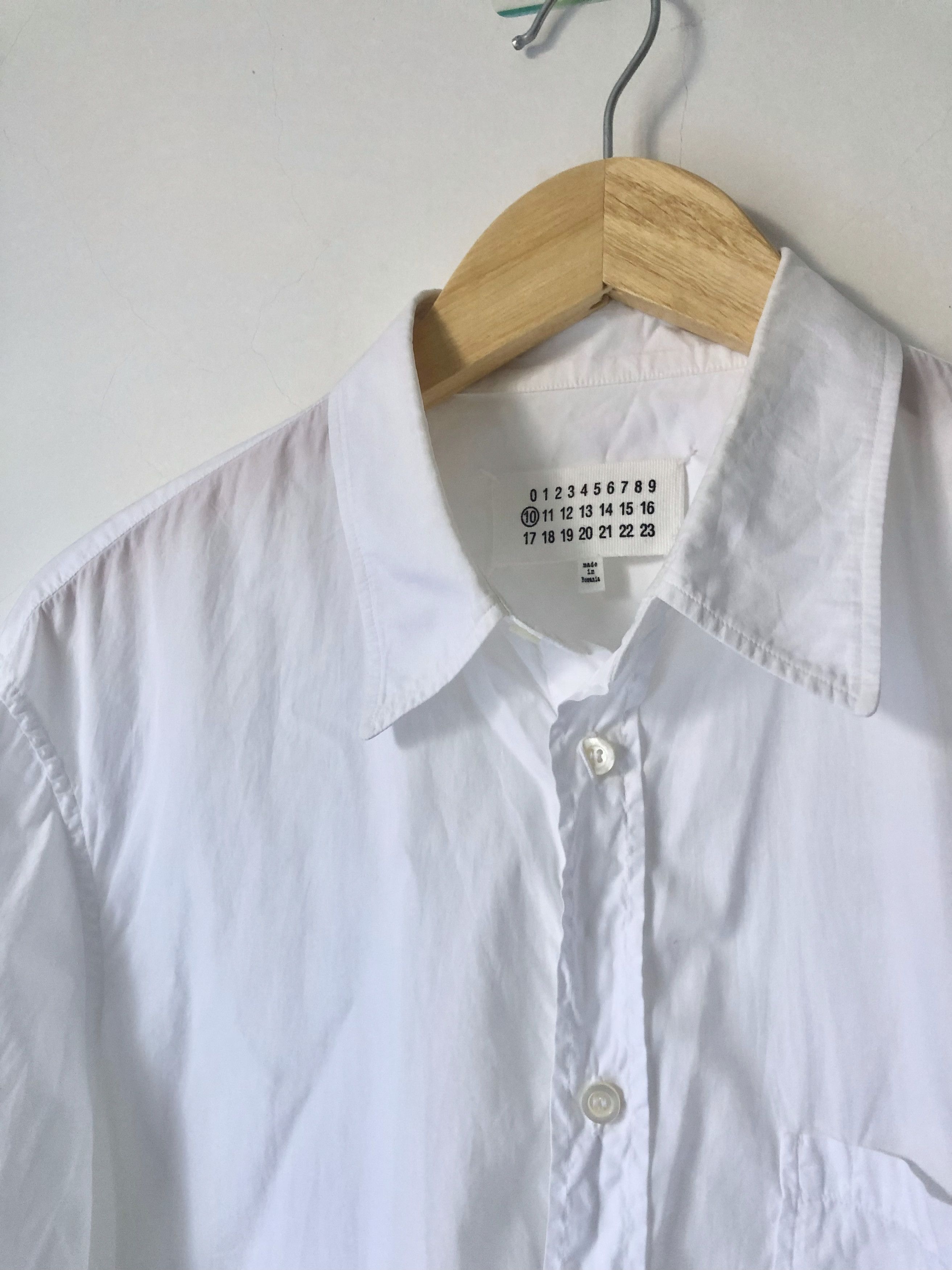 Maison Margiela white shirt Size US XS / EU 42 / 0 - 2 Thumbnail