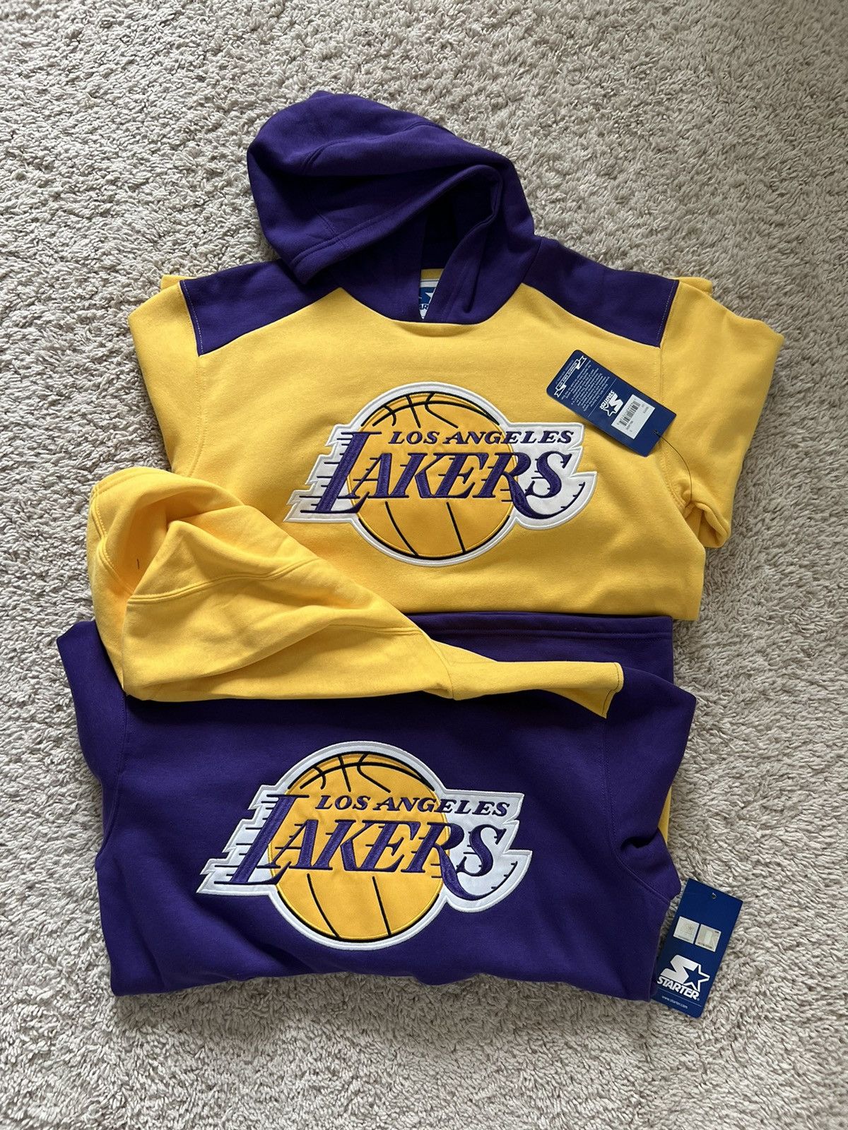 Hockey Lakers Jersey With Hoodie Los Angeles Lakers Men's 47 Lacer