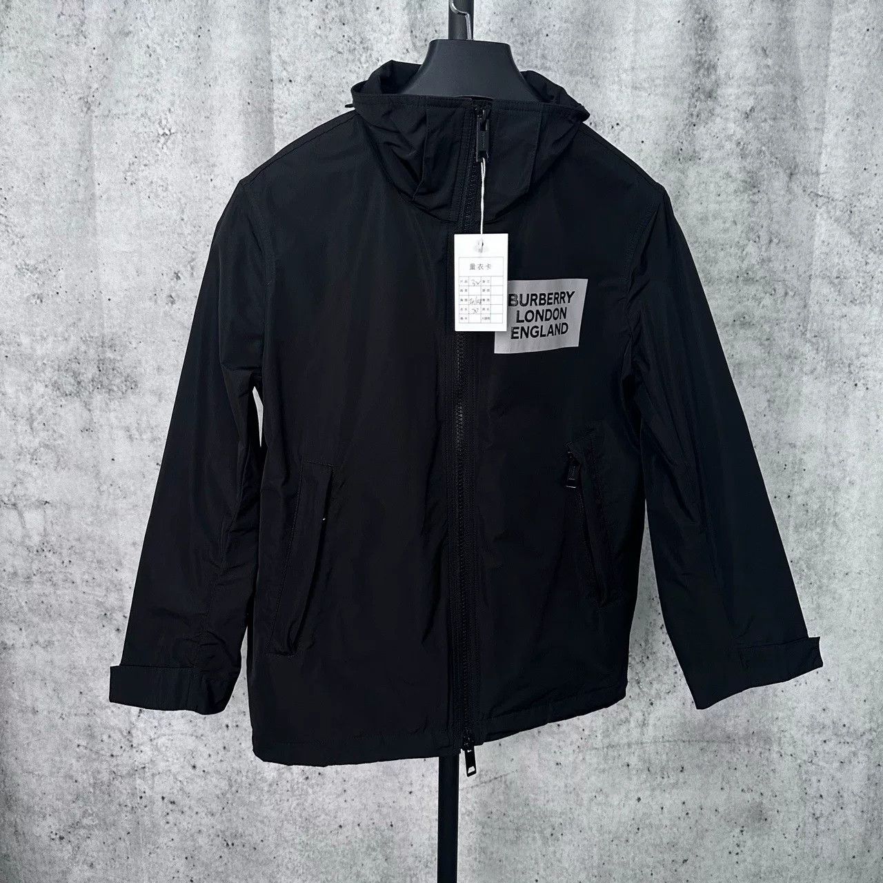 Burberry Burberry Black Hooded Label Jacket Size US S / EU 44-46 / 1 - 1 Thumbnail
