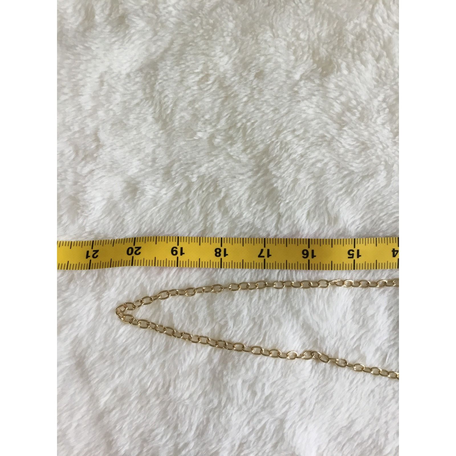 Other White Faux Snake Leather Metal Ring Gold Chain Crossbody Bag Size ONE SIZE - 15 Thumbnail