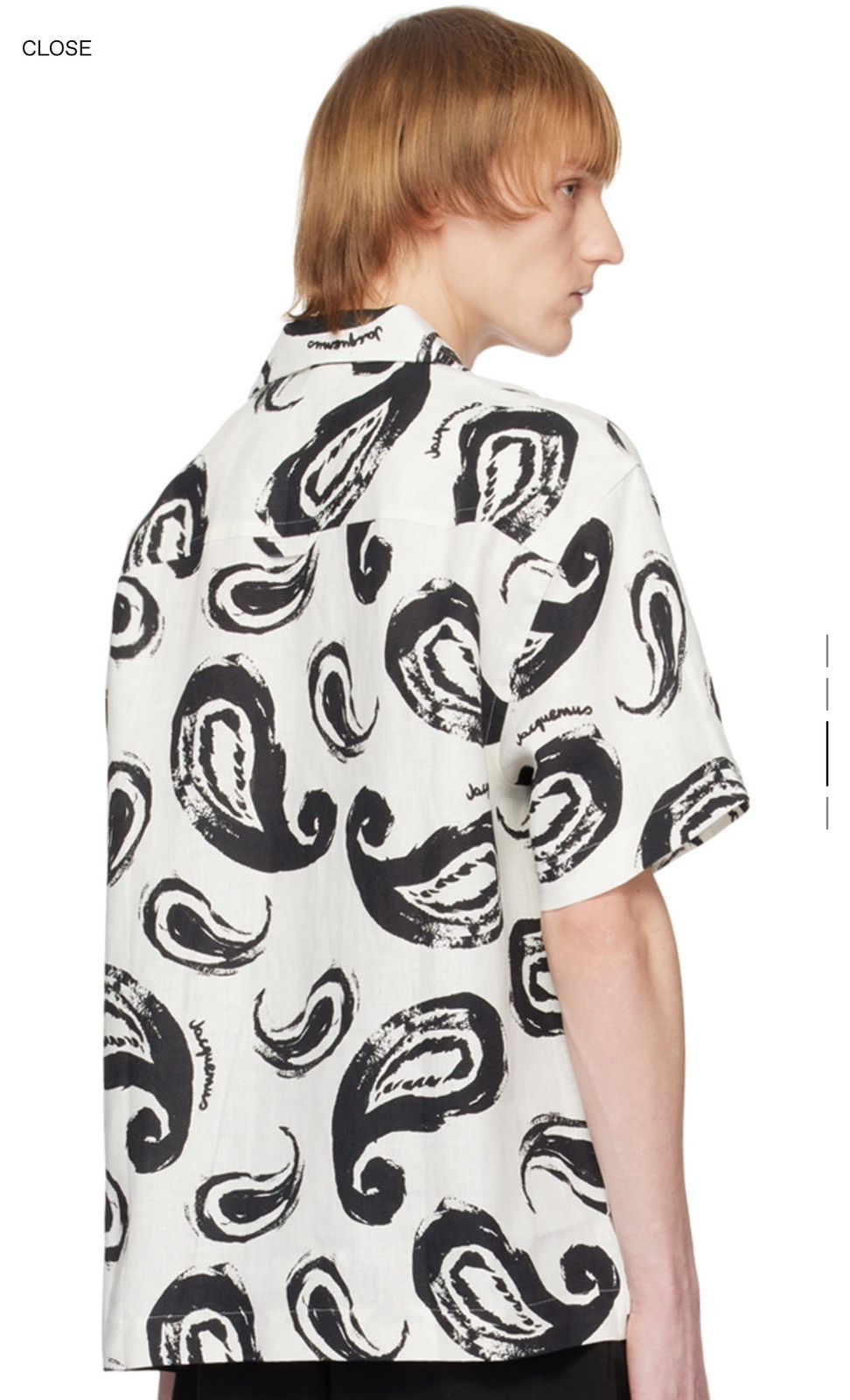 Jacquemus Jacquemus La Chemise Jean Paisley Shirt Size US M / EU 48-50 / 2 - 3 Thumbnail
