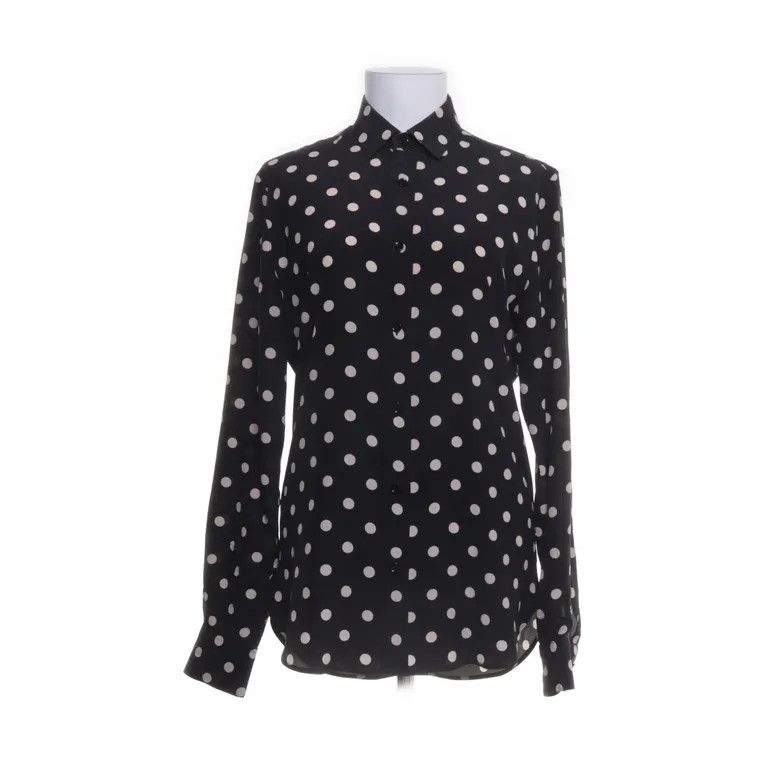 Saint Laurent Paris S/S16 Polkadot Silk Shirt by Hedi Slimane Size US M / EU 48-50 / 2 - 1 Thumbnail