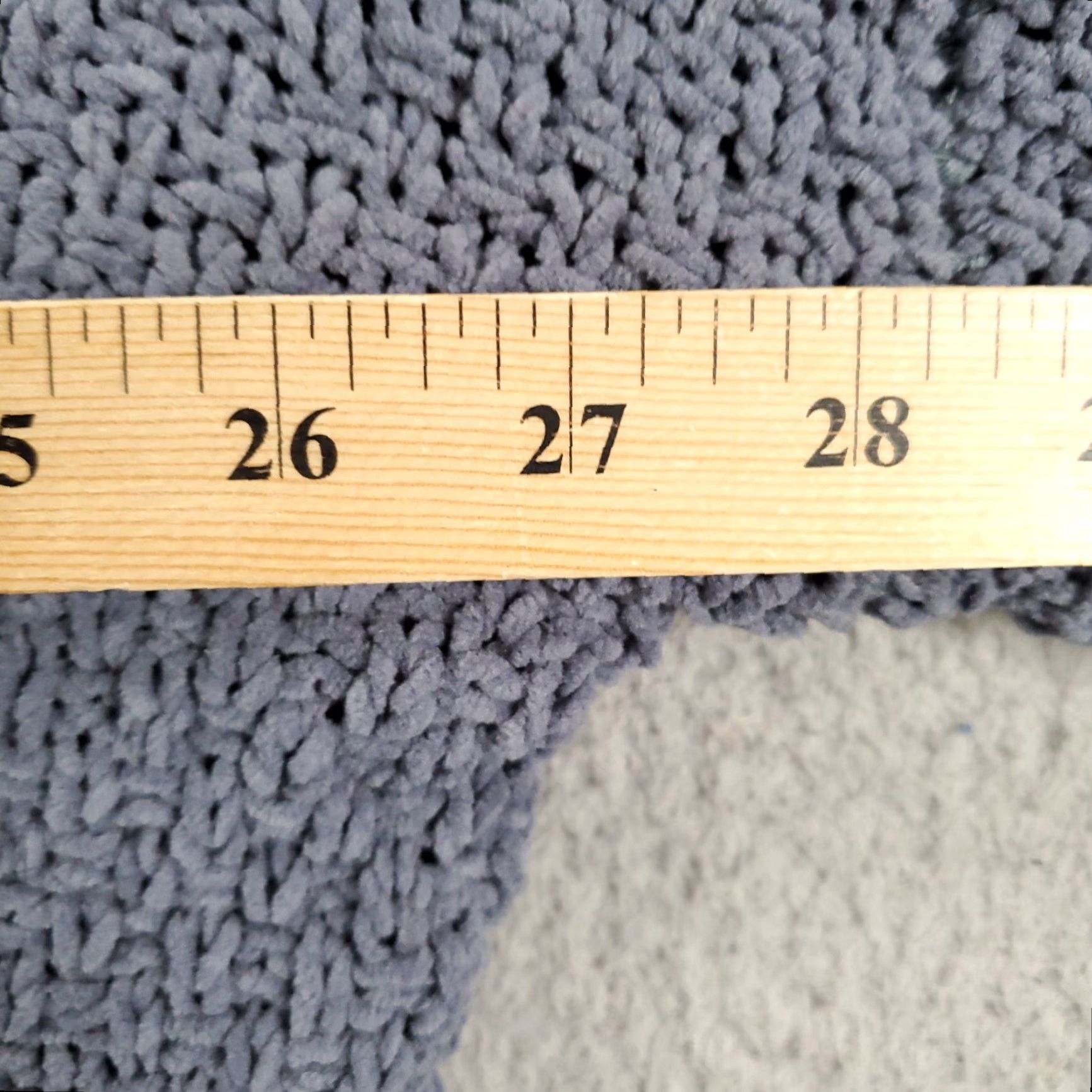 Vintage UMGEE Pullover Sweater Womens Large Blue Cable-Knit Cozy Relaxed Stretch Knit-Top Casual Bohemian Classic Designer Fashion Size L / US 10 / IT 46 - 3 Thumbnail