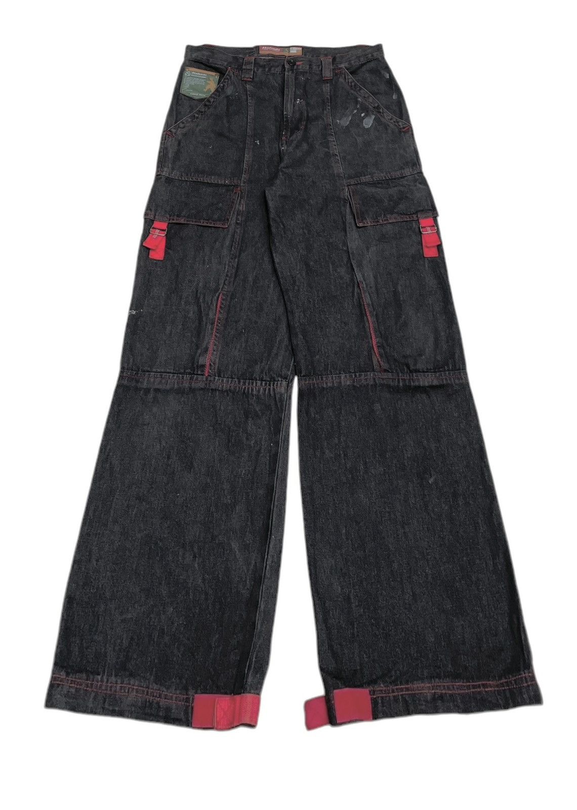 Akademiks Rare Design Vintage Brand Akademiks Baggy Jeans 1990s Size US 34 / EU 50 - 1 Thumbnail