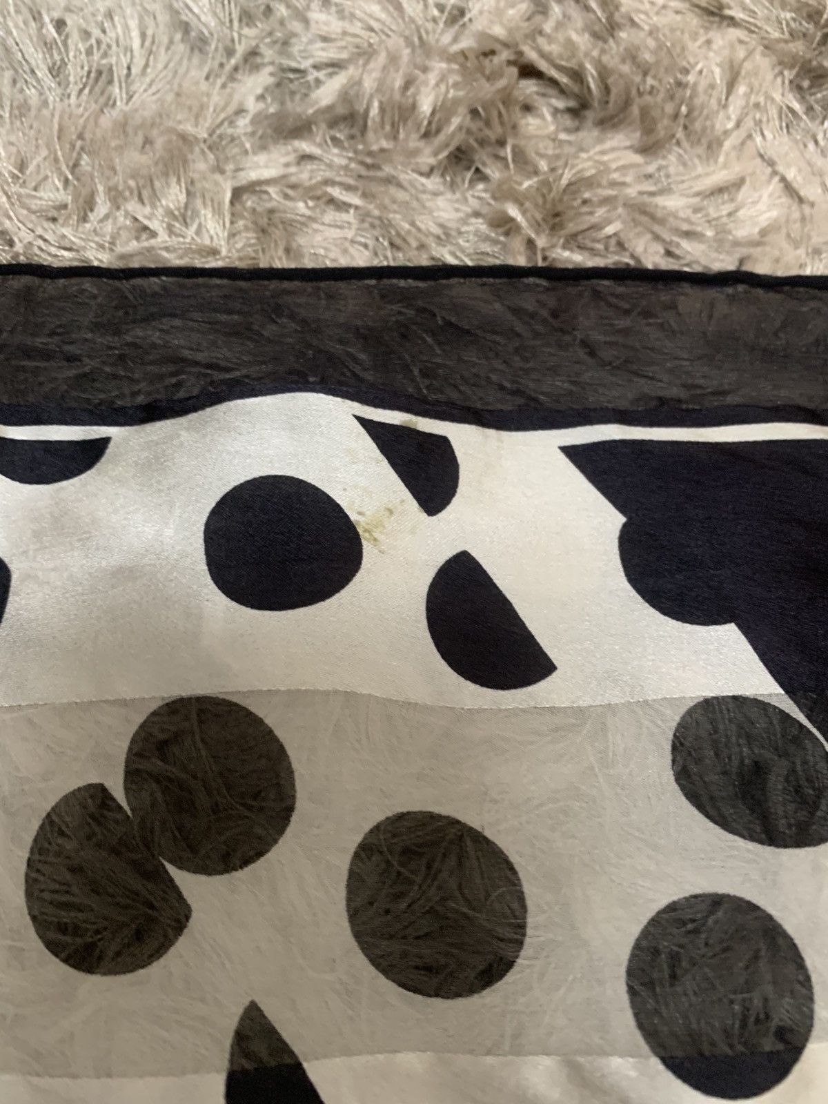Dior CHRISTIAN DIOR SILK POLKA DOT CHAIN PATTERN SCARVES Size ONE SIZE - 6 Thumbnail