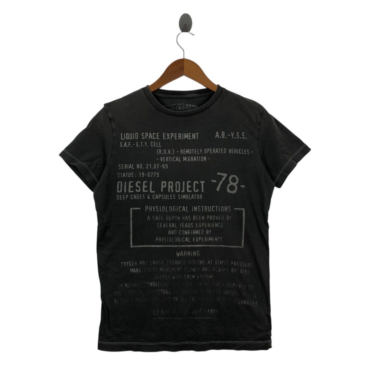 Diesel DIESEL Project T-Shirt Ovp Spellout Logo Size US S / EU 44-46 / 1 - 1 Thumbnail