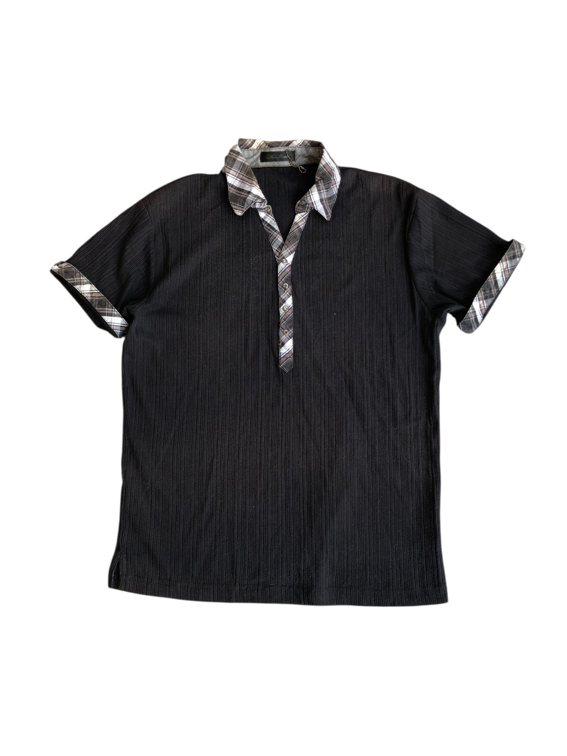 If Six Was Nine 2000s Double Layer Collar Notabene Japanese Vkei Style Y2k Size US L / EU 52-54 / 3 - 3 Thumbnail