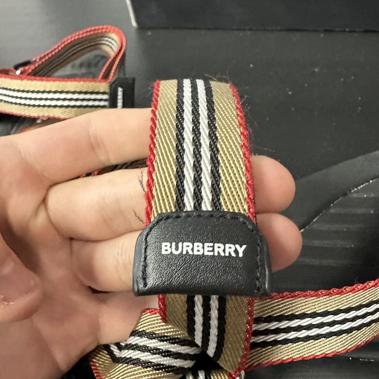Burberry Burberry Icon Stripe Strap Sandals Slides Authentic Size US 12 / EU 45 - 5 Thumbnail