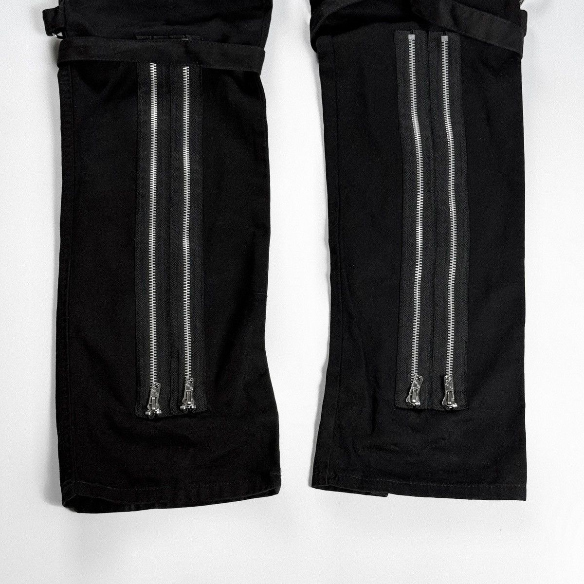 Tripp NYC Tripp NYC Bondage Zip Denim Pants Black Vintage Size US 30 / EU 46 - 3 Thumbnail