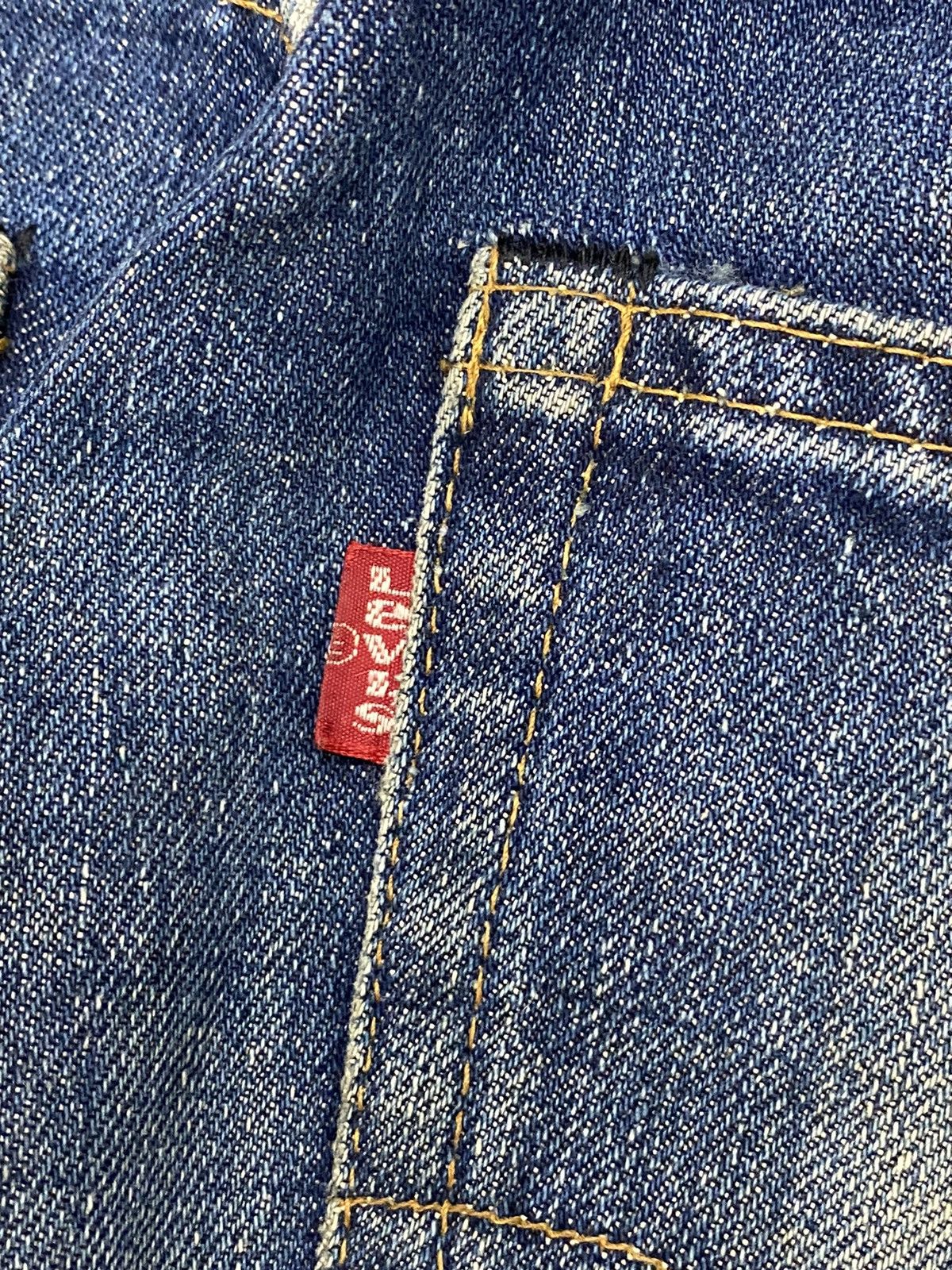 Levi's Vintage 80s Levis 505 Button 8 Zipper Talon Dirty Distress Size US 29 - 18 Thumbnail