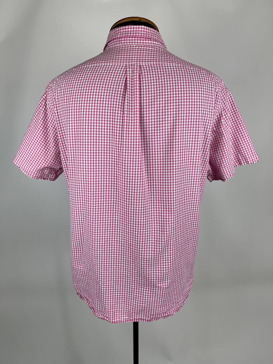 Designer × Polo Ralph Lauren Ralph Lauren Polo Shirt Short Sleeve Seersucker Check (0472) Size US XL / EU 56 / 4 - 3 Thumbnail