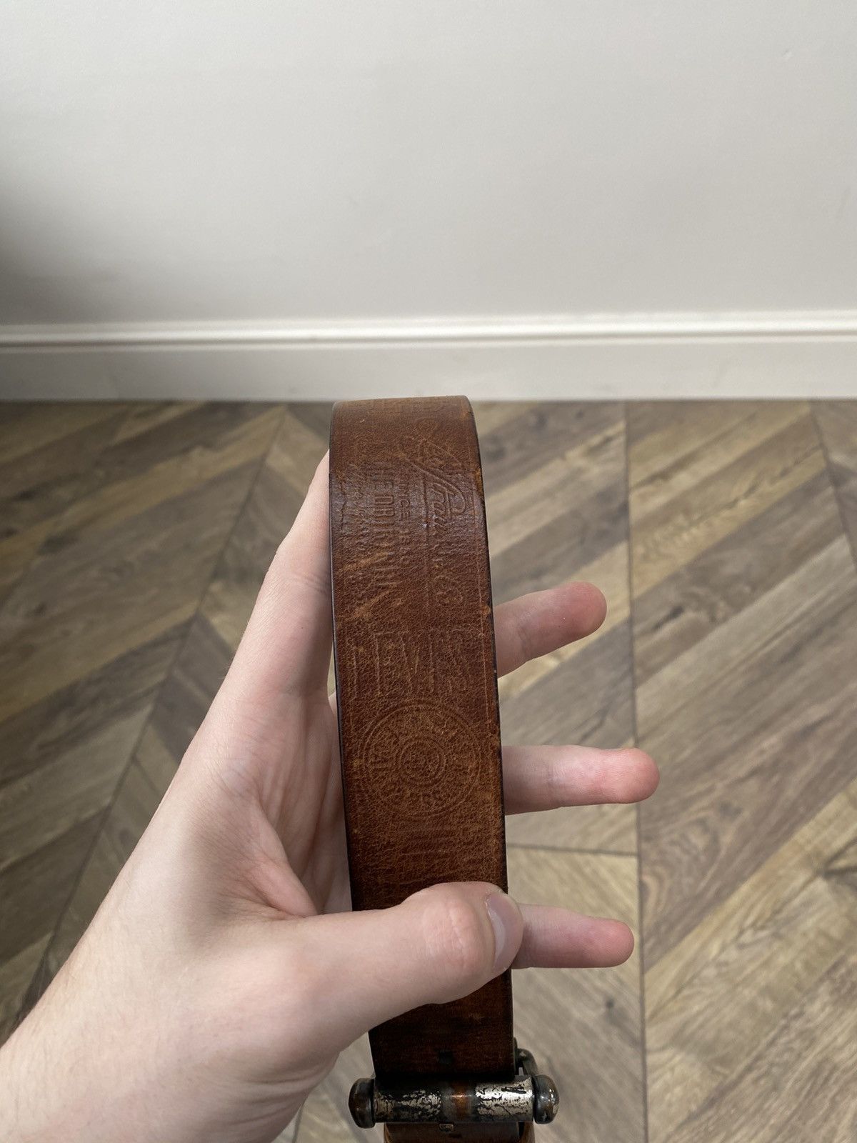 Levi's Vintage Levi’s Leather Belt Size ONE SIZE - 8 Thumbnail