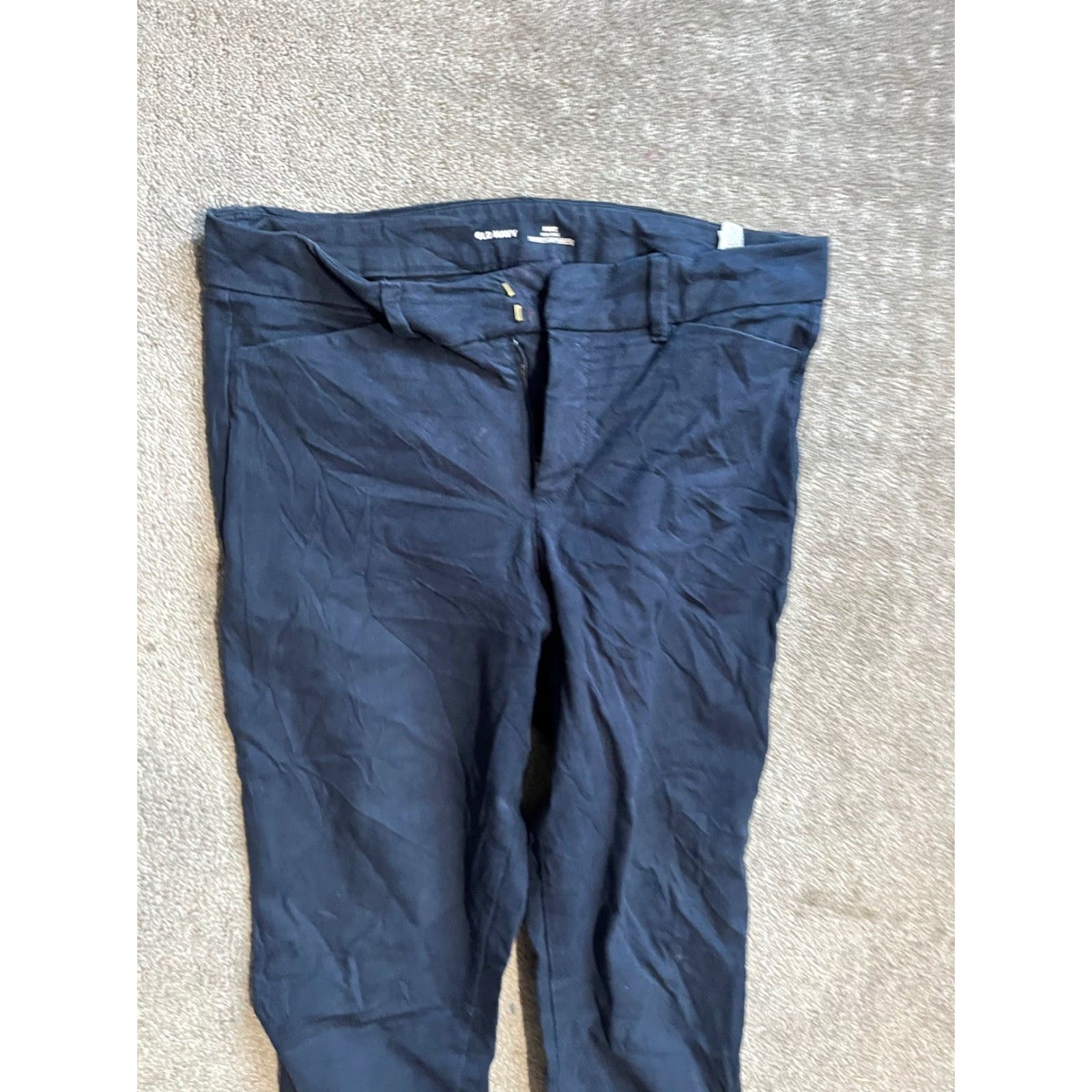 Old Navy Old Navy Blue Pixie Skinny High-Rise Ankle Pants Women Size 4 Pockets Functional Pocket Crop 90s Vintage? Size 27" / US 4 / IT 40 - 2 Thumbnail