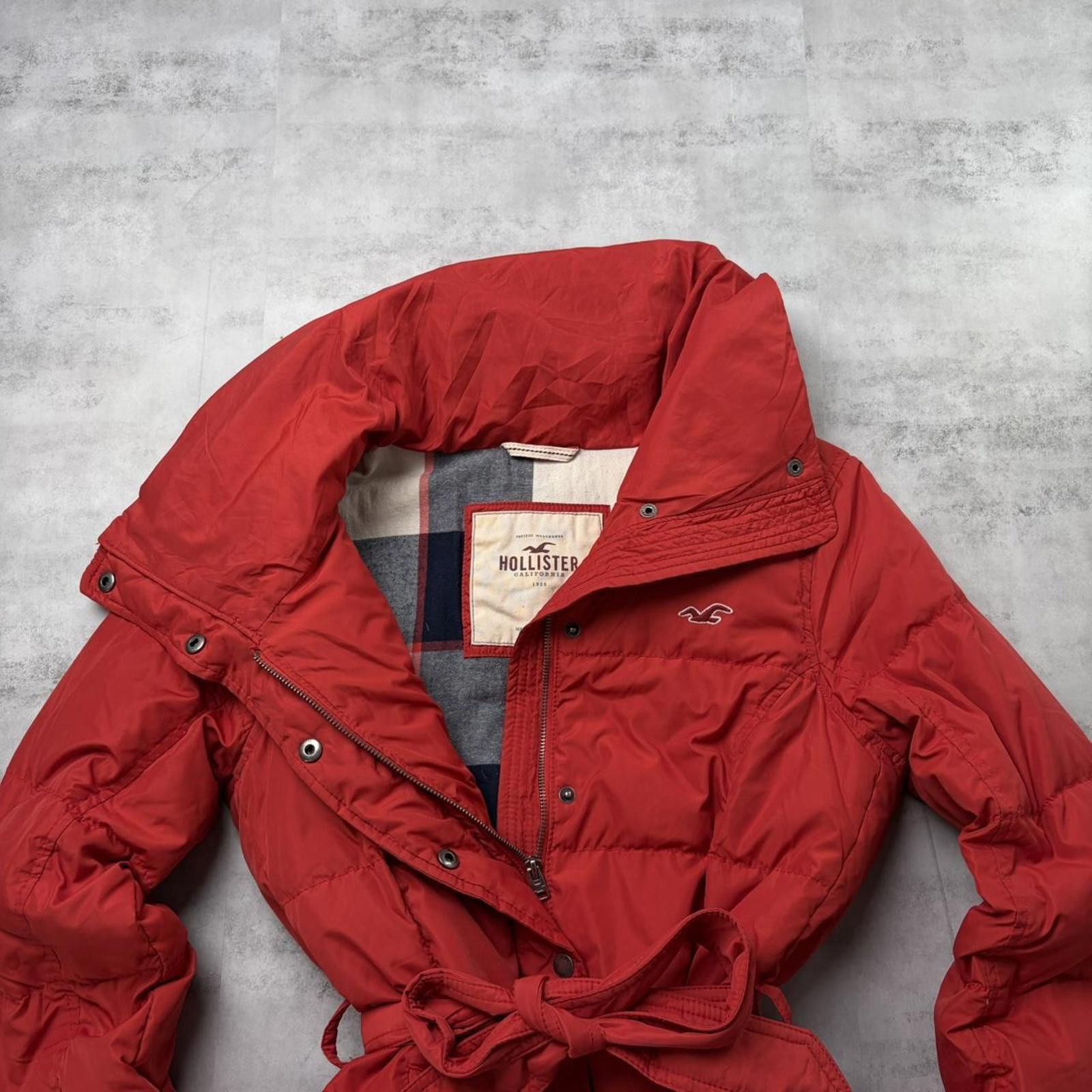 Other Y2K Red Hollister Grunge Plaid Lined Puffer Jacket Size L / US 10 / IT 46 - 4 Thumbnail