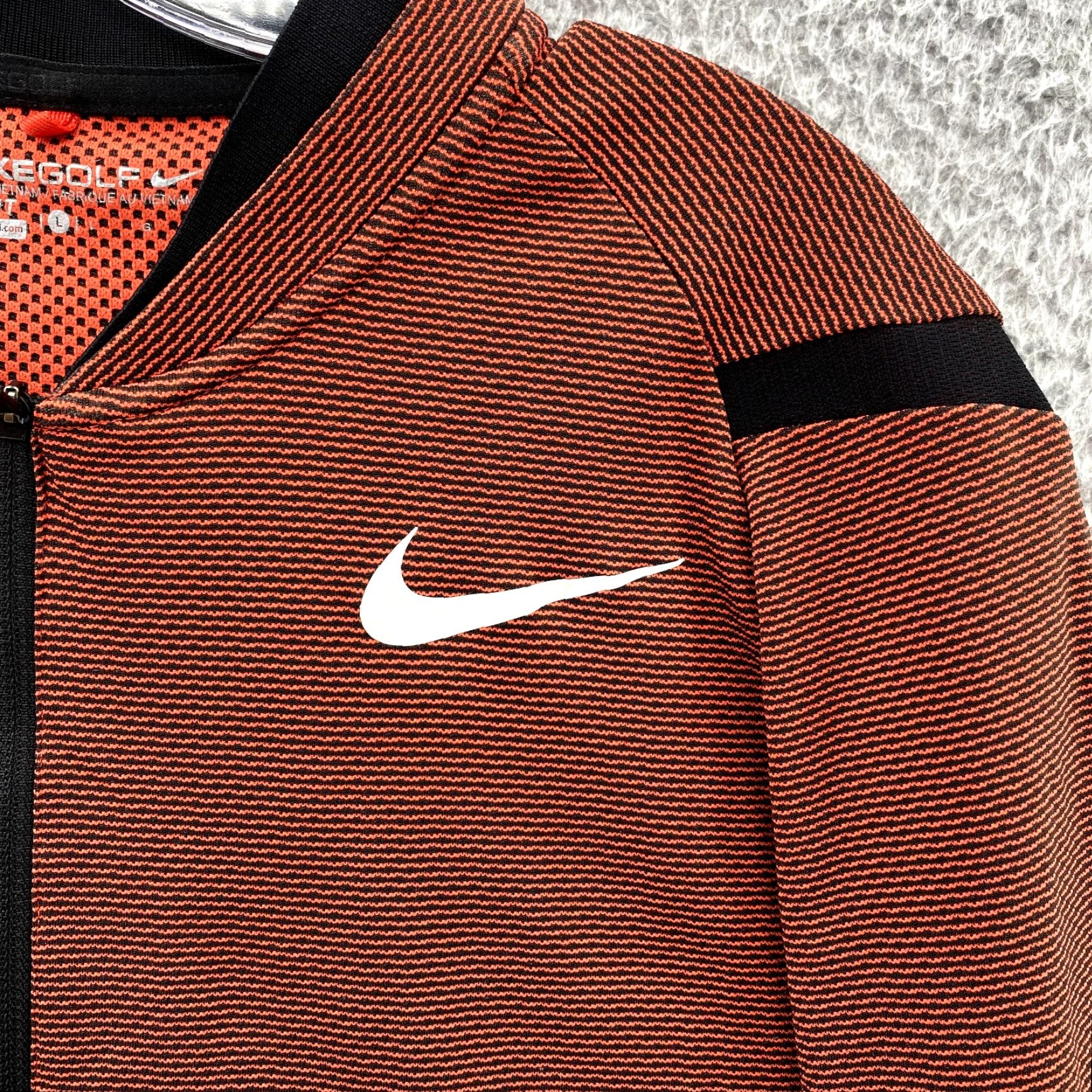 Nike Nike Golf Pullover Mens Large Orange Dri-Fit Performance Gym Training Athleisure Shirt Size US L / EU 52-54 / 3 - 2 Thumbnail