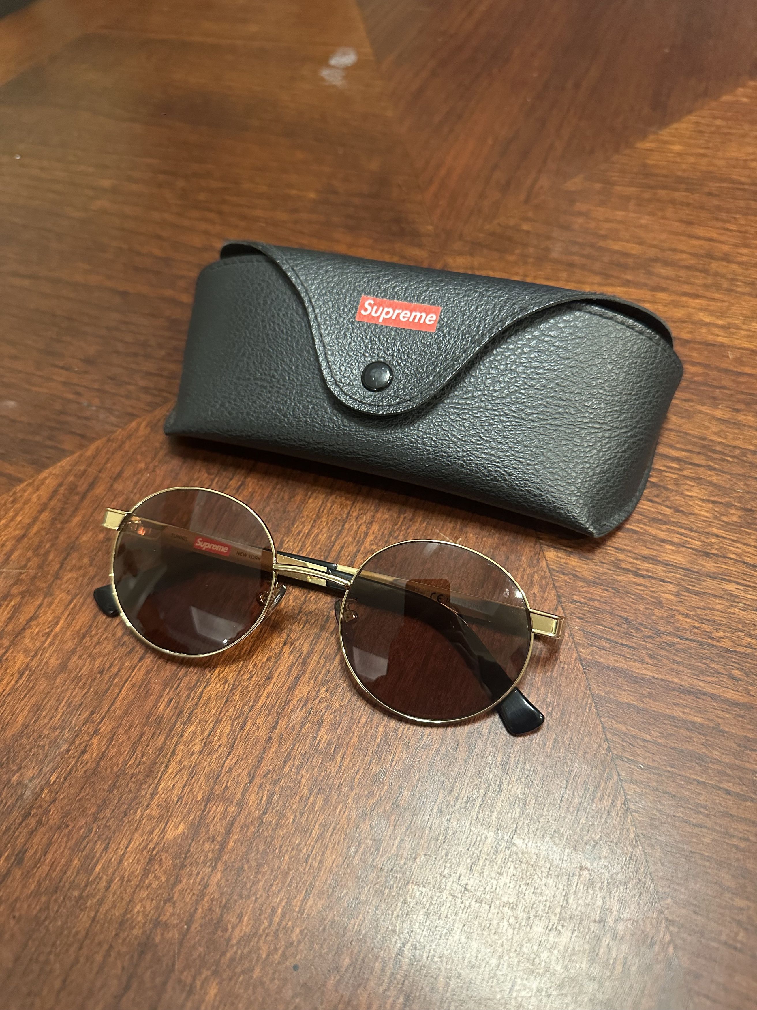 Supreme TUNNEL　サングラス 美品】Supreme Tunnel Metal サングラス ゴールド 14SS - メルカリ