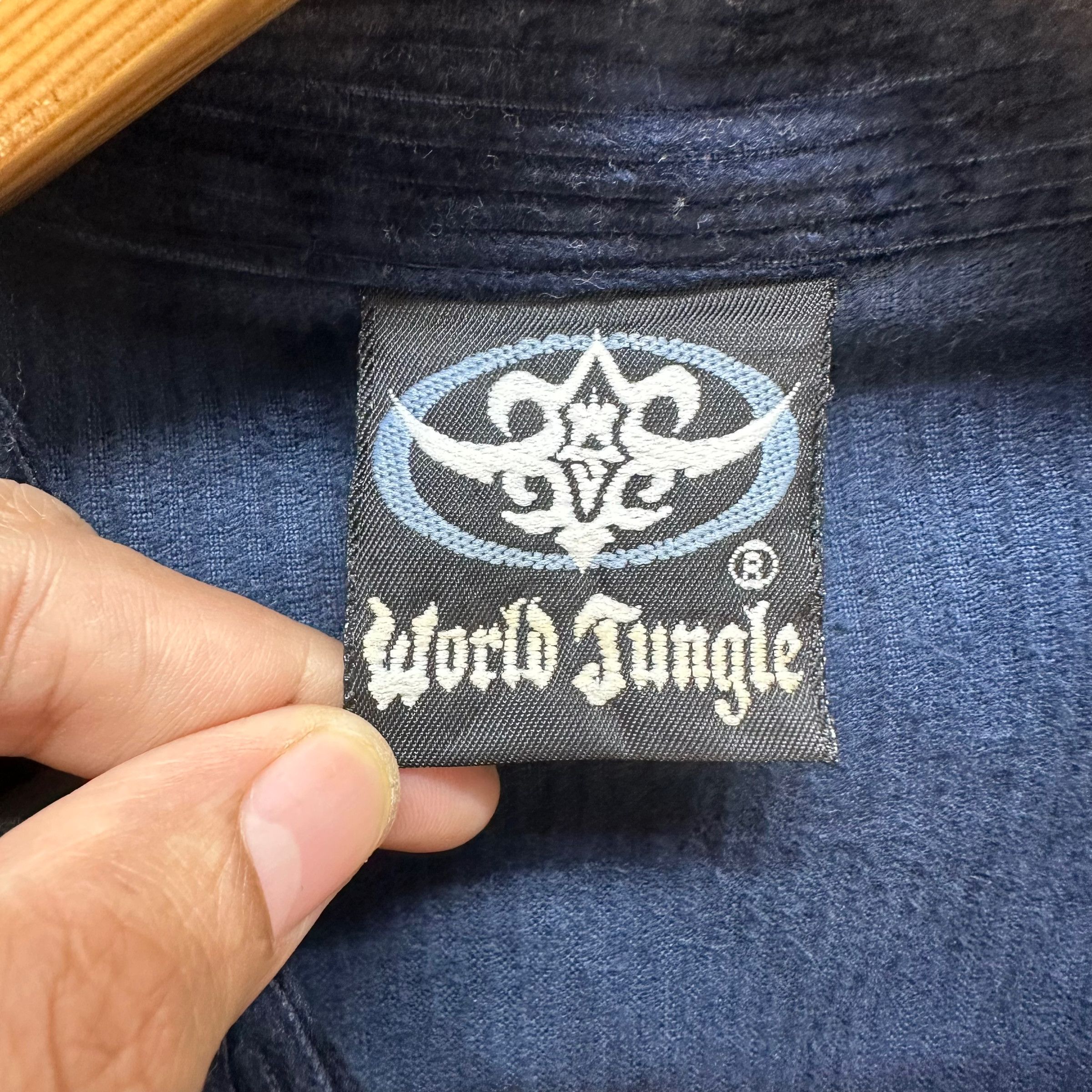 Vintage WOLRD JUNGLE CORDUROY WORK JACKET #7636-159 Size US XL / EU 56 / 4 - 8 Thumbnail
