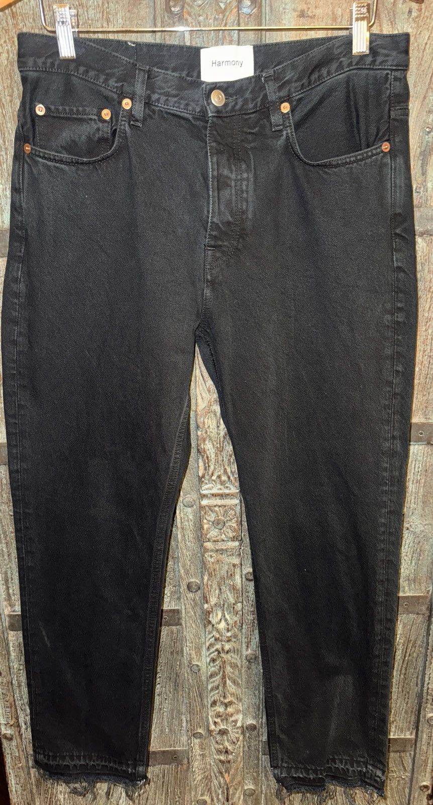 Harmony Paris Dorian Jeans in Black Denim Size US 31 - 1 Thumbnail