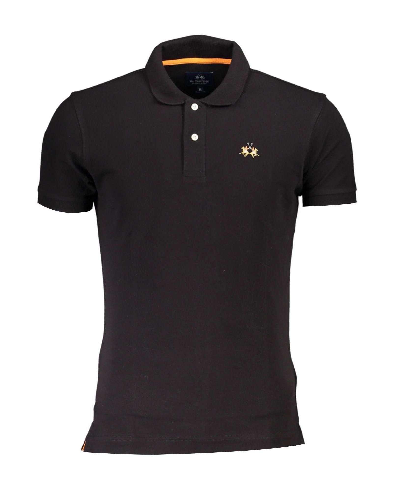 La Martina Mens Regular Fit Stretch Pique Polo Shirt Essential Empire Yellow main image 1