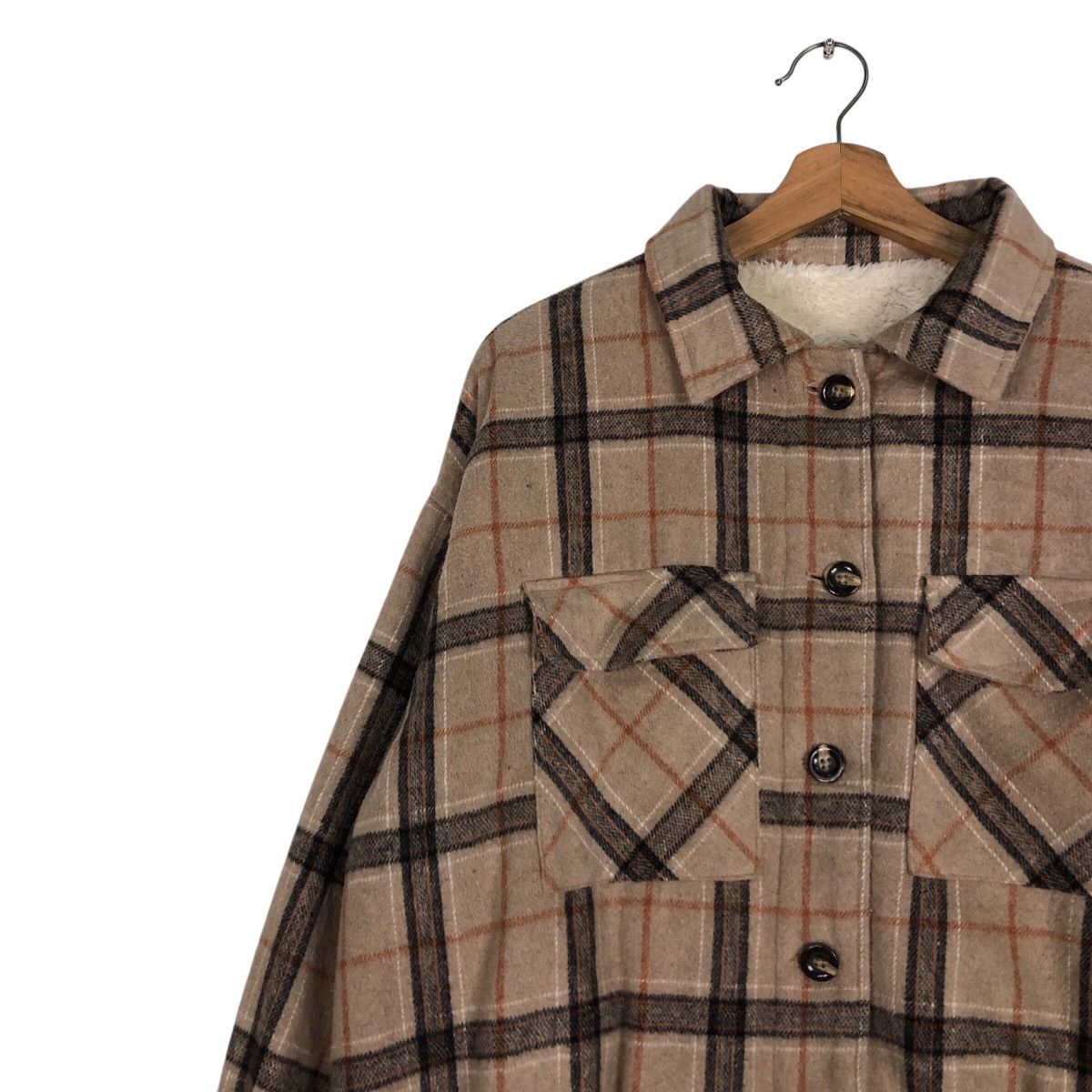 Flannel 📌Vintage Flannel Jacket Tartan Private Pause Issey Miyake Size US L / EU 52-54 / 3 - 8 Thumbnail